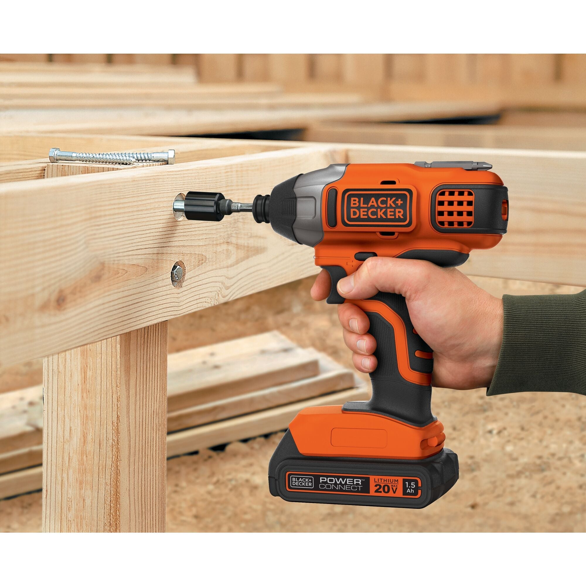 20V MAX* POWERCONNECT™ 1/4 Inch Cordless Impact Driver, Battery and Charger Included