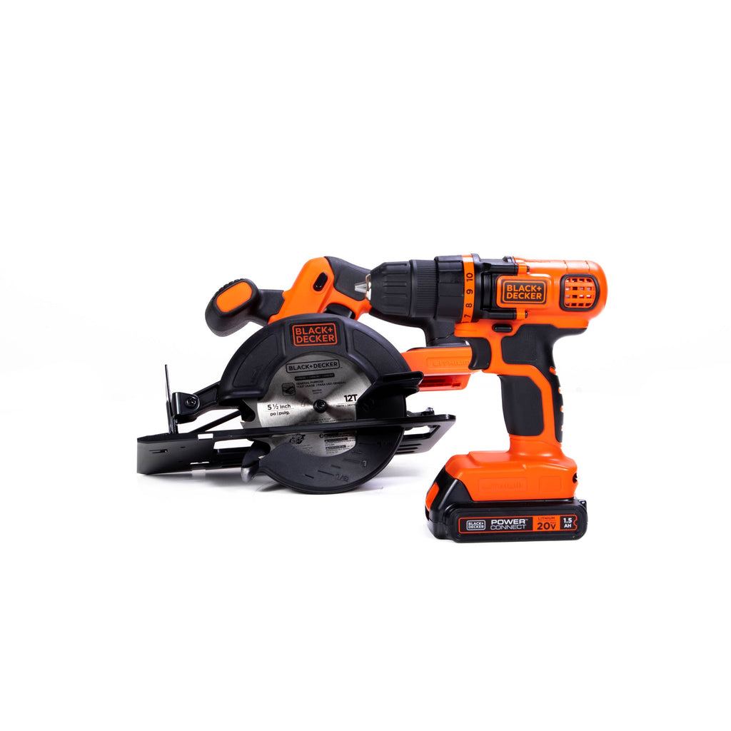 20V MAX* POWERCONNECT™ Cordless Drill/Driver and Circular Saw Combo Kit, Battery and Charger Included