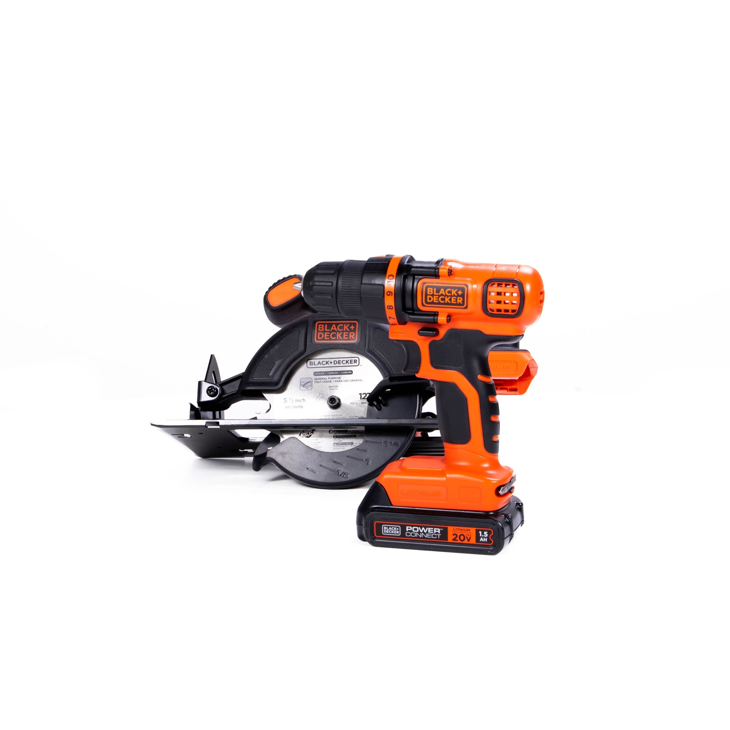 20V MAX* POWERCONNECT™ Cordless Drill/Driver and Circular Saw Combo Kit, Battery and Charger Included
