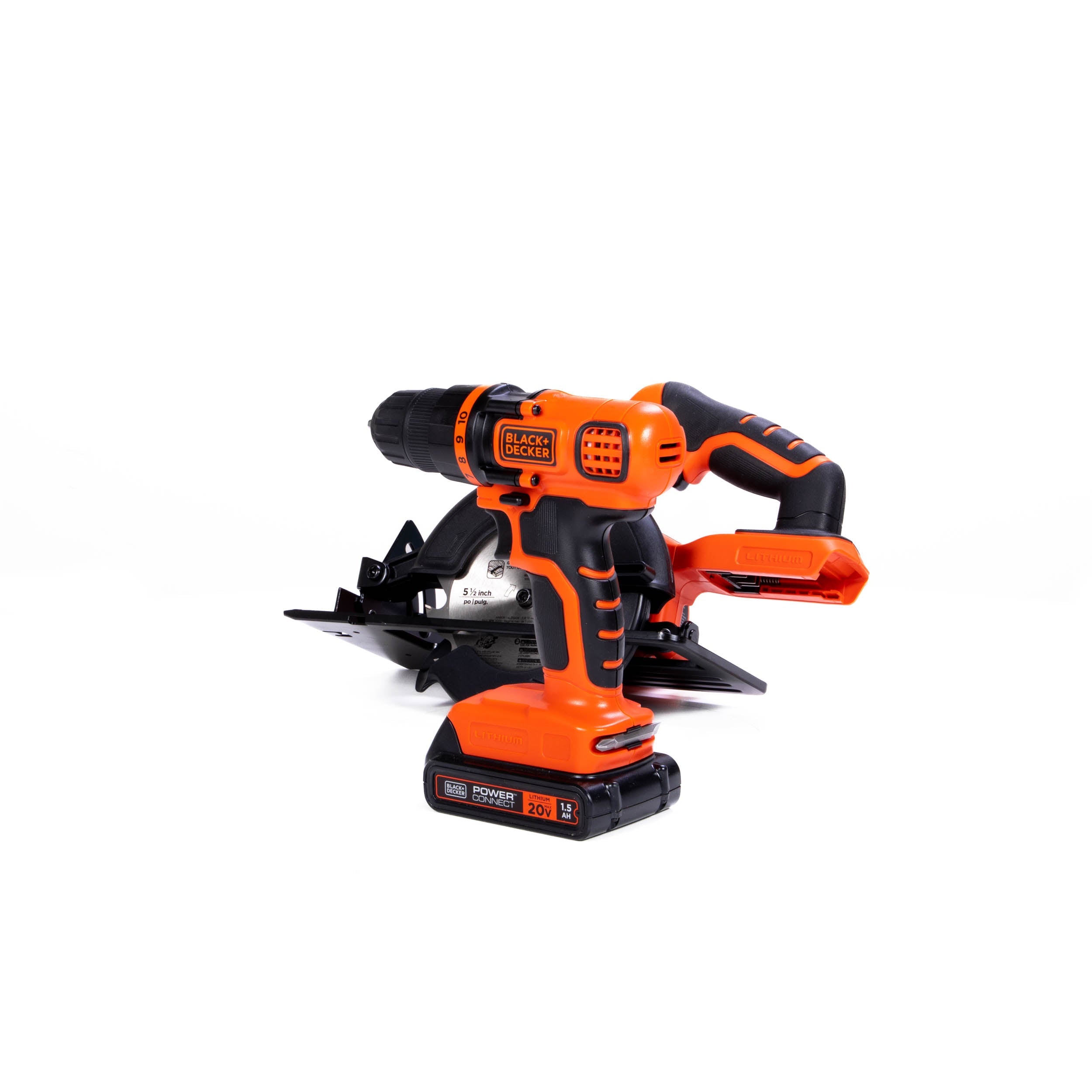 20V MAX* POWERCONNECT™ Cordless Drill/Driver and Circular Saw Combo Kit, Battery and Charger Included