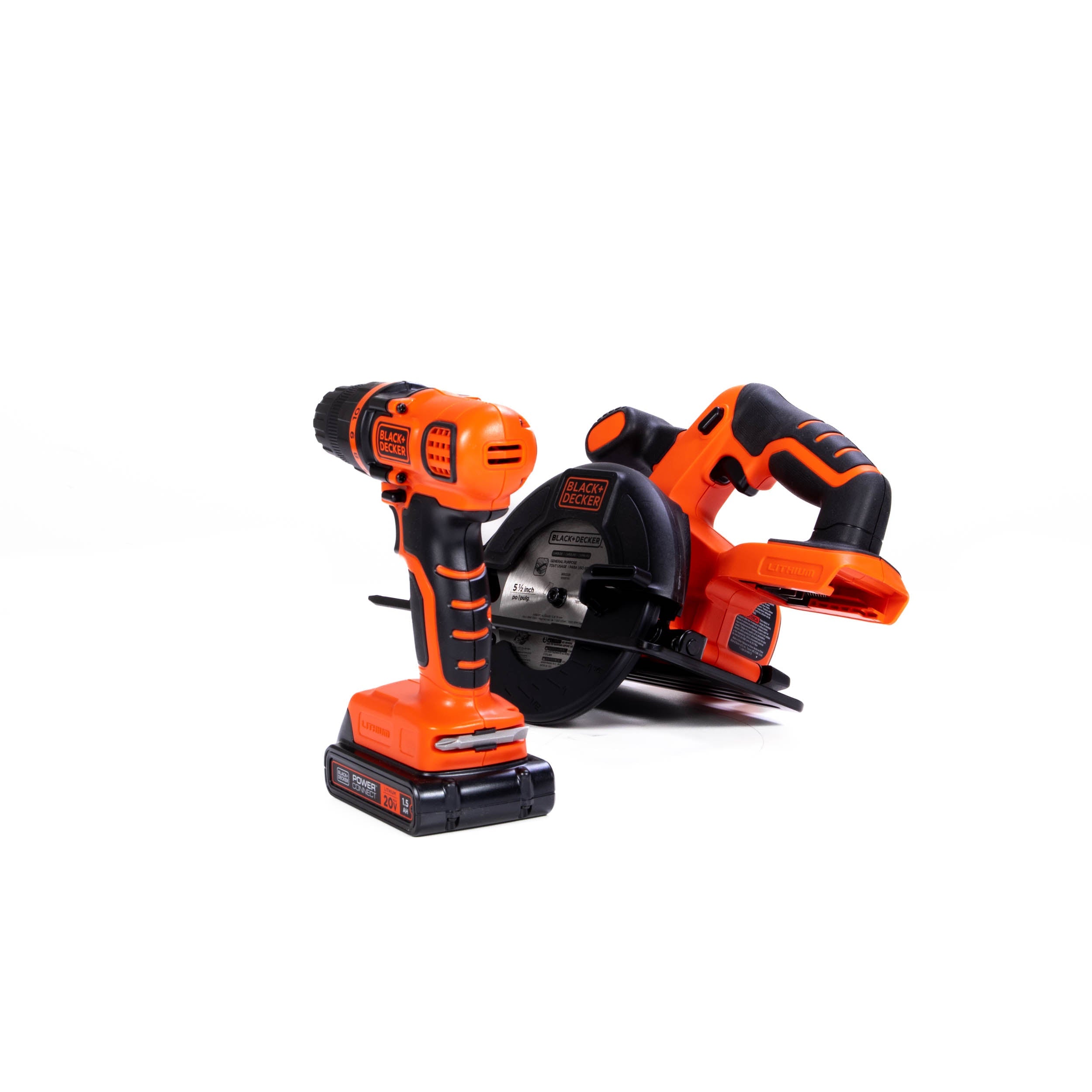 20V MAX* POWERCONNECT™ Cordless Drill/Driver and Circular Saw Combo Kit, Battery and Charger Included