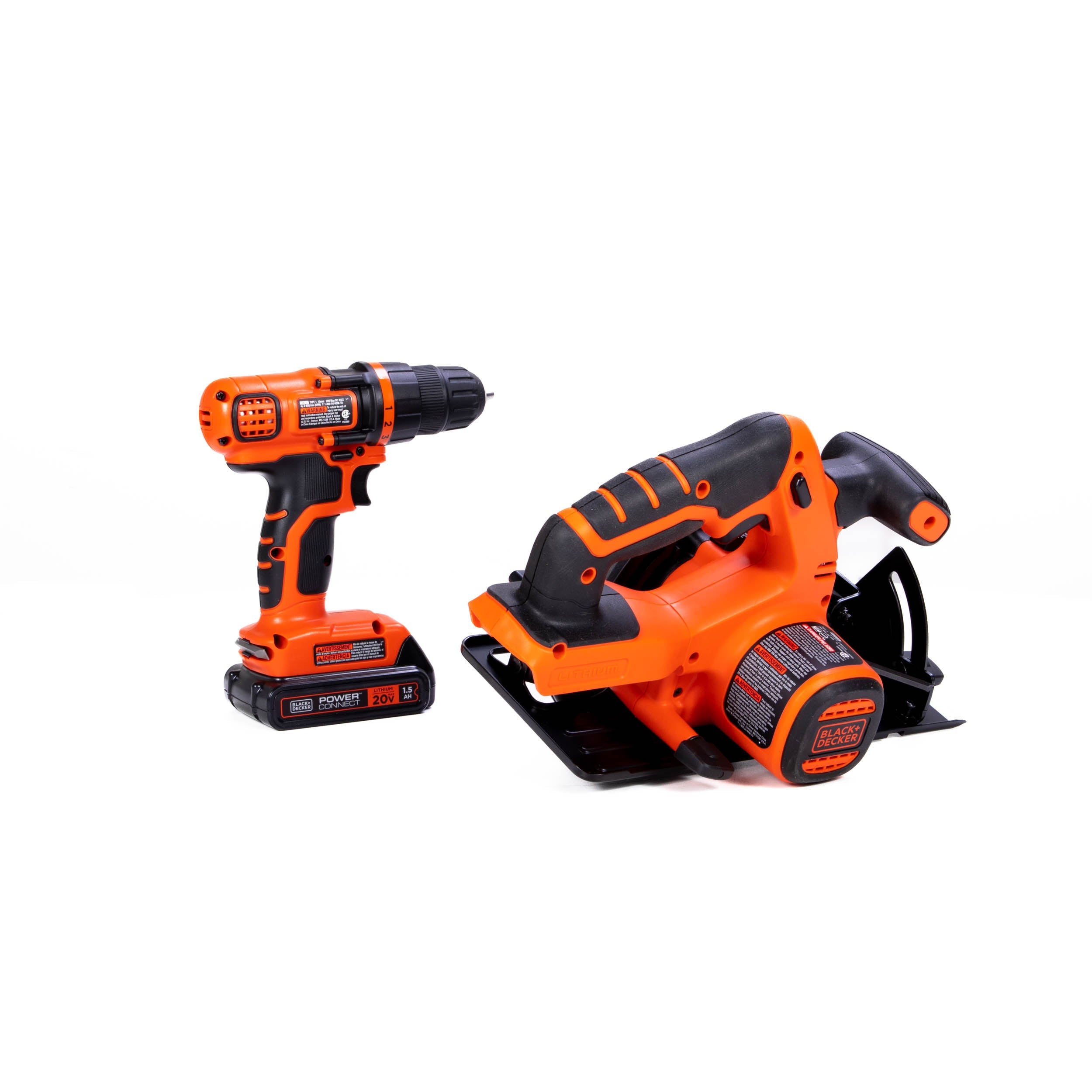 20V MAX* POWERCONNECT™ Cordless Drill/Driver and Circular Saw Combo Kit, Battery and Charger Included