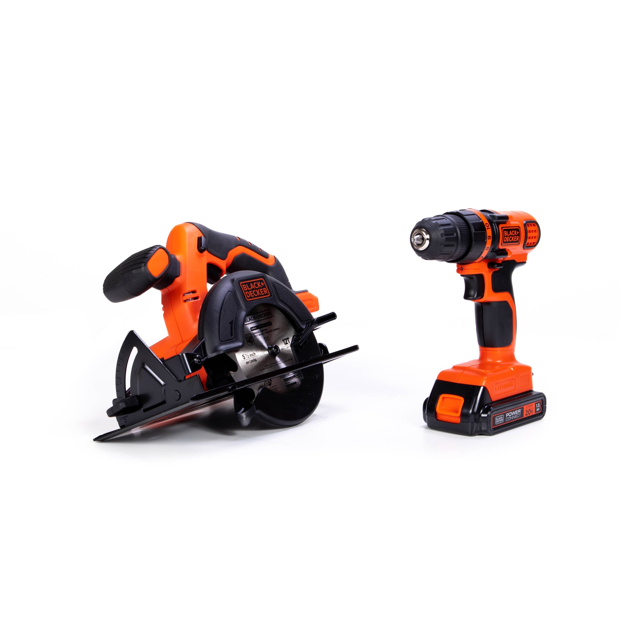 20V MAX* POWERCONNECT™ Cordless Drill/Driver and Circular Saw Combo Kit, Battery and Charger Included