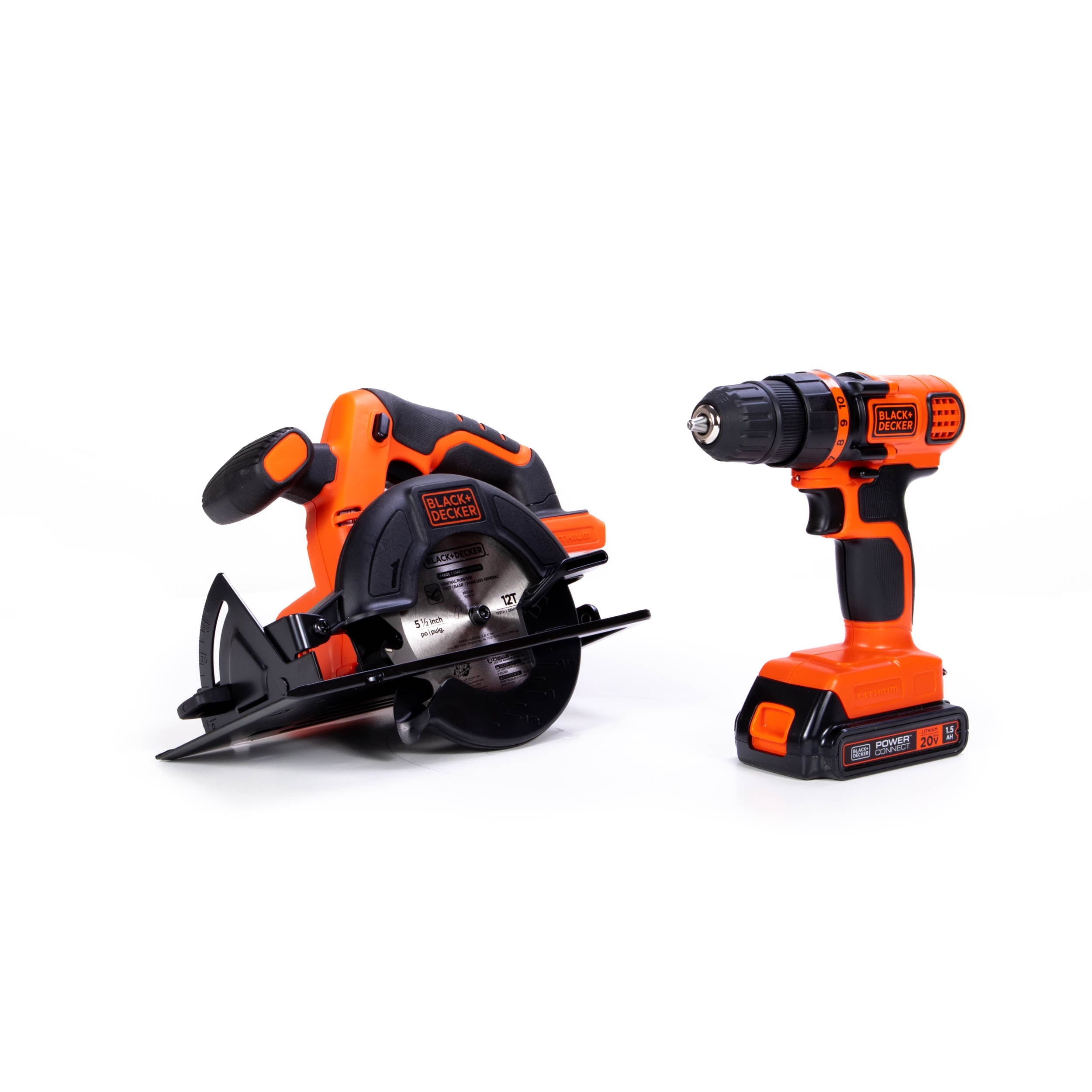 20V MAX* POWERCONNECT™ Cordless Drill/Driver and Circular Saw Combo Kit, Battery and Charger Included