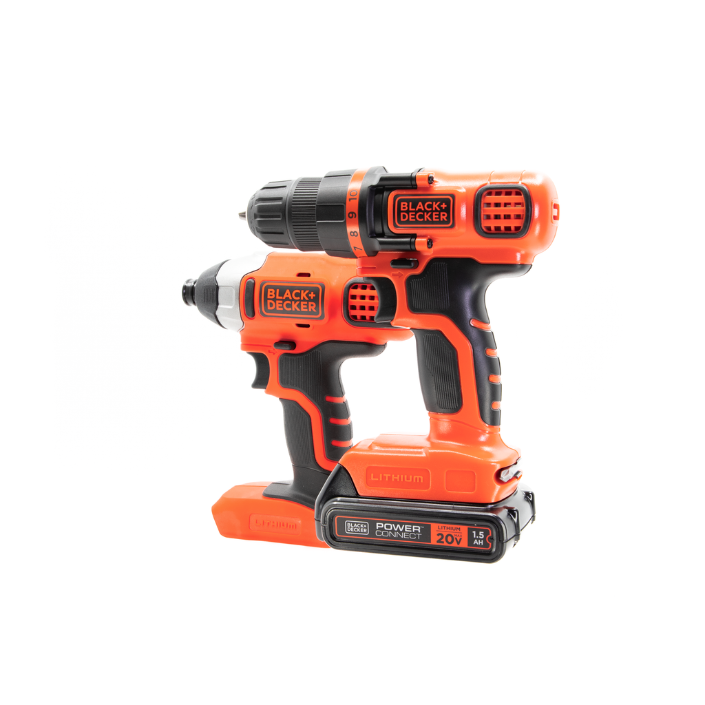 20V MAX* POWERCONNECT™ Cordless Drill and Impact Driver Combo Kit, Battery and Charger Included