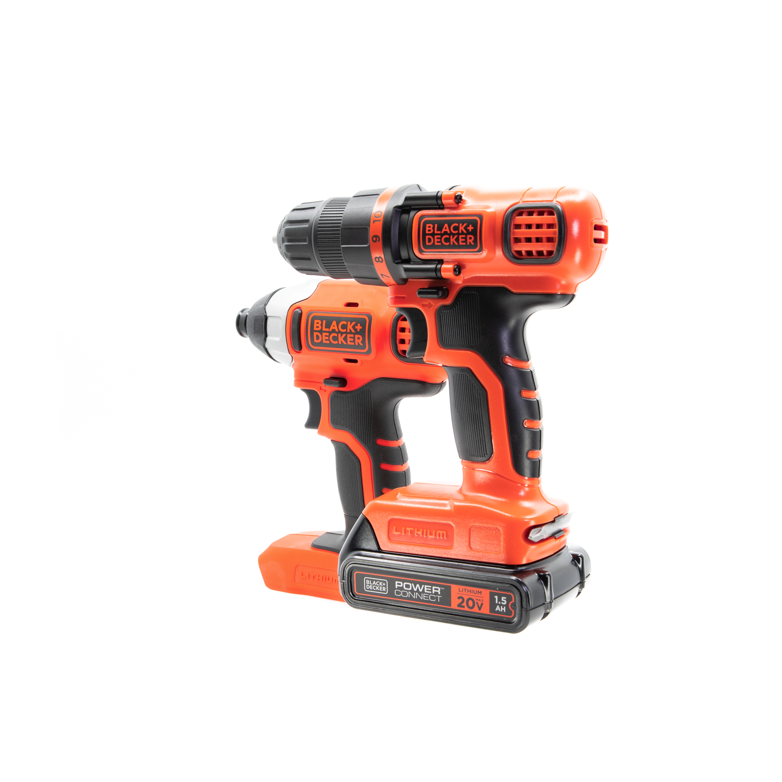 20V MAX* POWERCONNECT™ Cordless Drill and Impact Driver Combo Kit, Battery and Charger Included