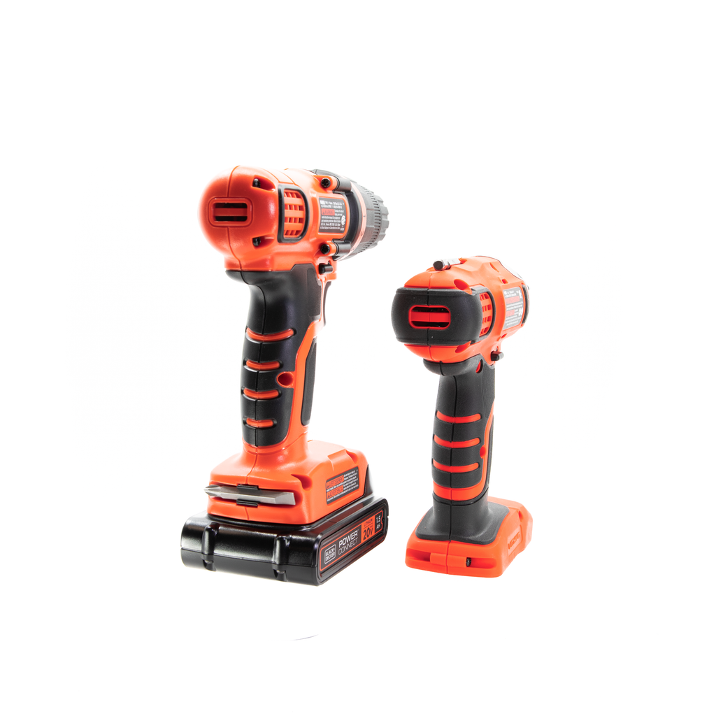 20V MAX* POWERCONNECT™ Cordless Drill and Impact Driver Combo Kit, Battery and Charger Included