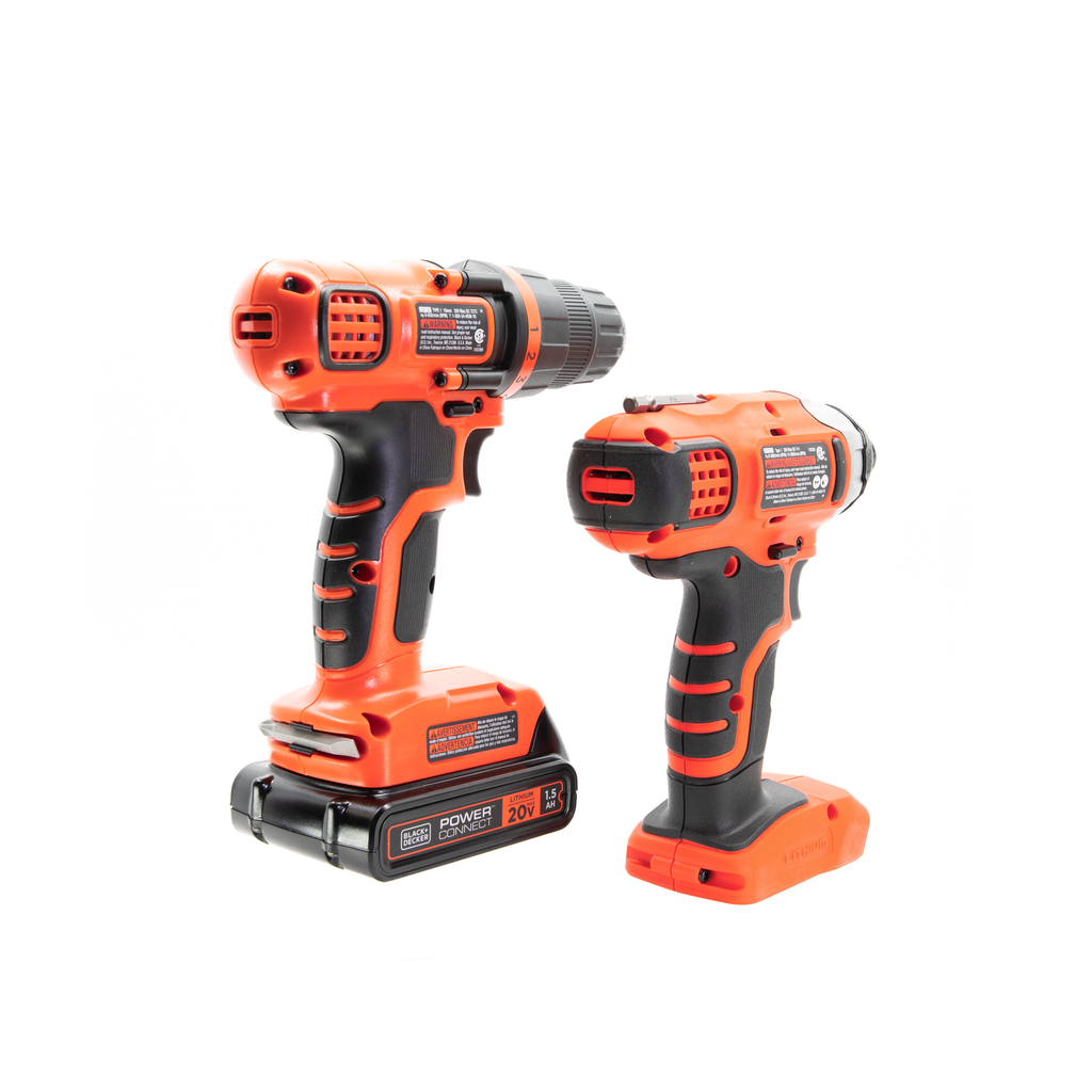 20V MAX* POWERCONNECT™ Cordless Drill and Impact Driver Combo Kit, Battery and Charger Included
