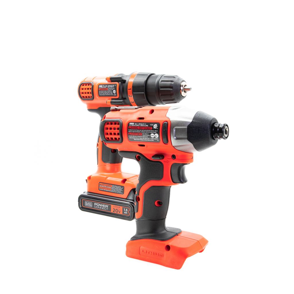 20V MAX* POWERCONNECT™ Cordless Drill and Impact Driver Combo Kit, Battery and Charger Included