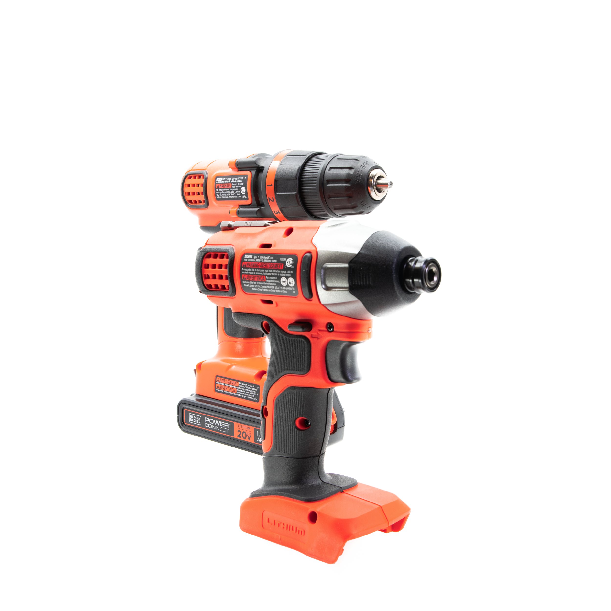 20V MAX* POWERCONNECT™ Cordless Drill and Impact Driver Combo Kit, Battery and Charger Included