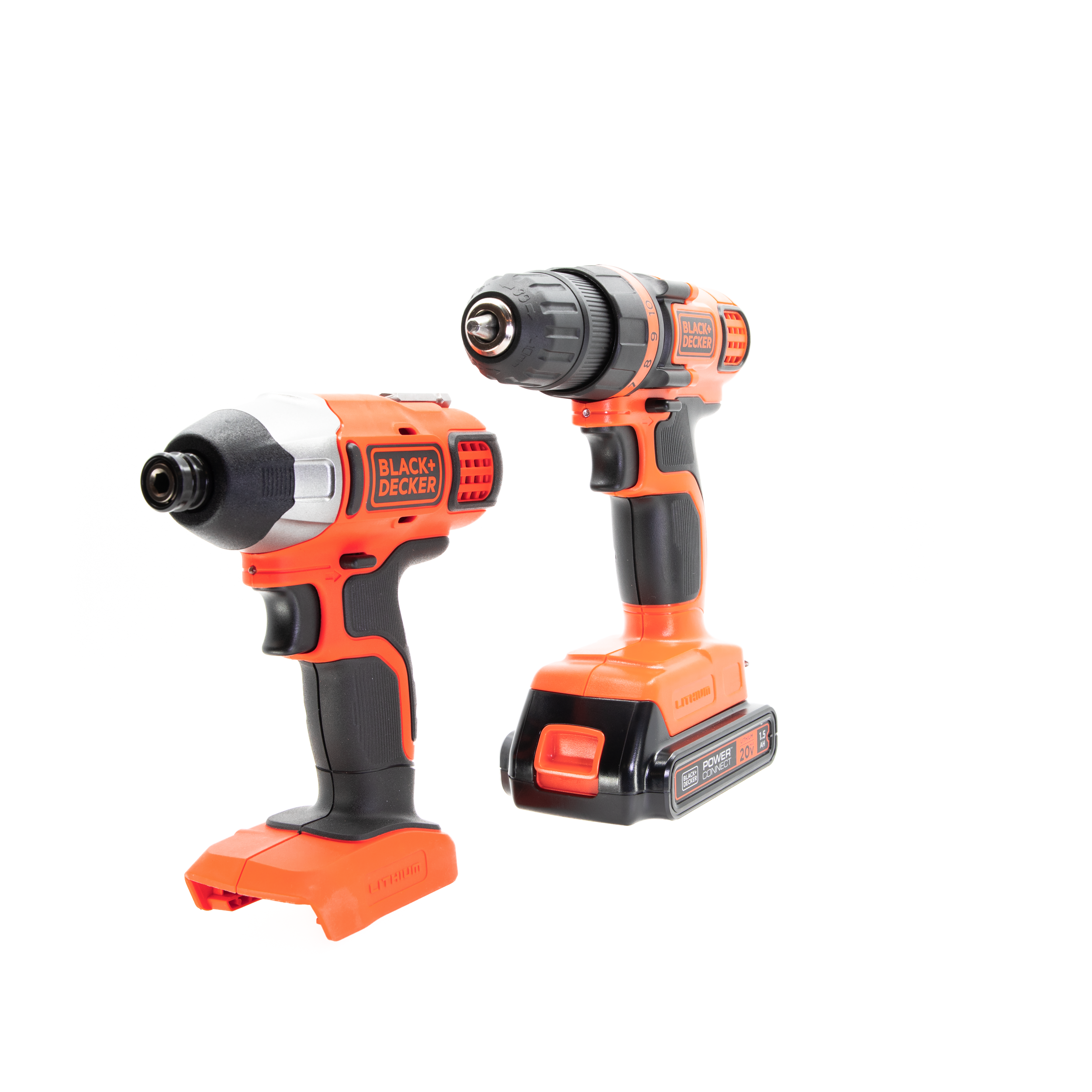 20V MAX* POWERCONNECT™ Cordless Drill and Impact Driver Combo Kit, Battery and Charger Included