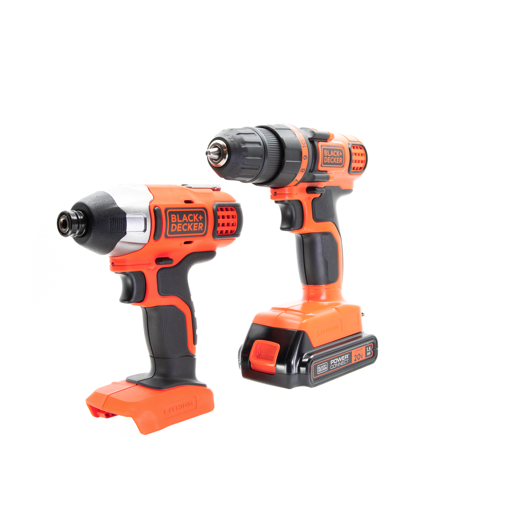 20V MAX* POWERCONNECT™ Cordless Drill and Impact Driver Combo Kit, Battery and Charger Included