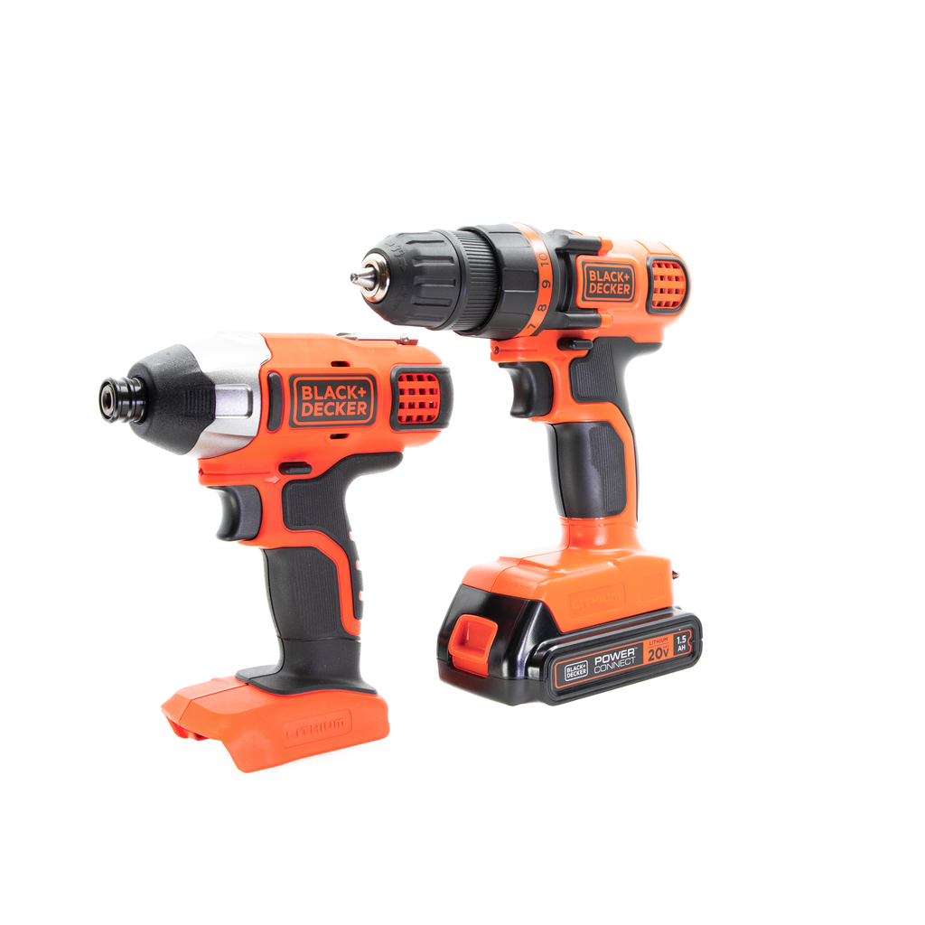 20V MAX* POWERCONNECT™ Cordless Drill and Impact Driver Combo Kit, Battery and Charger Included