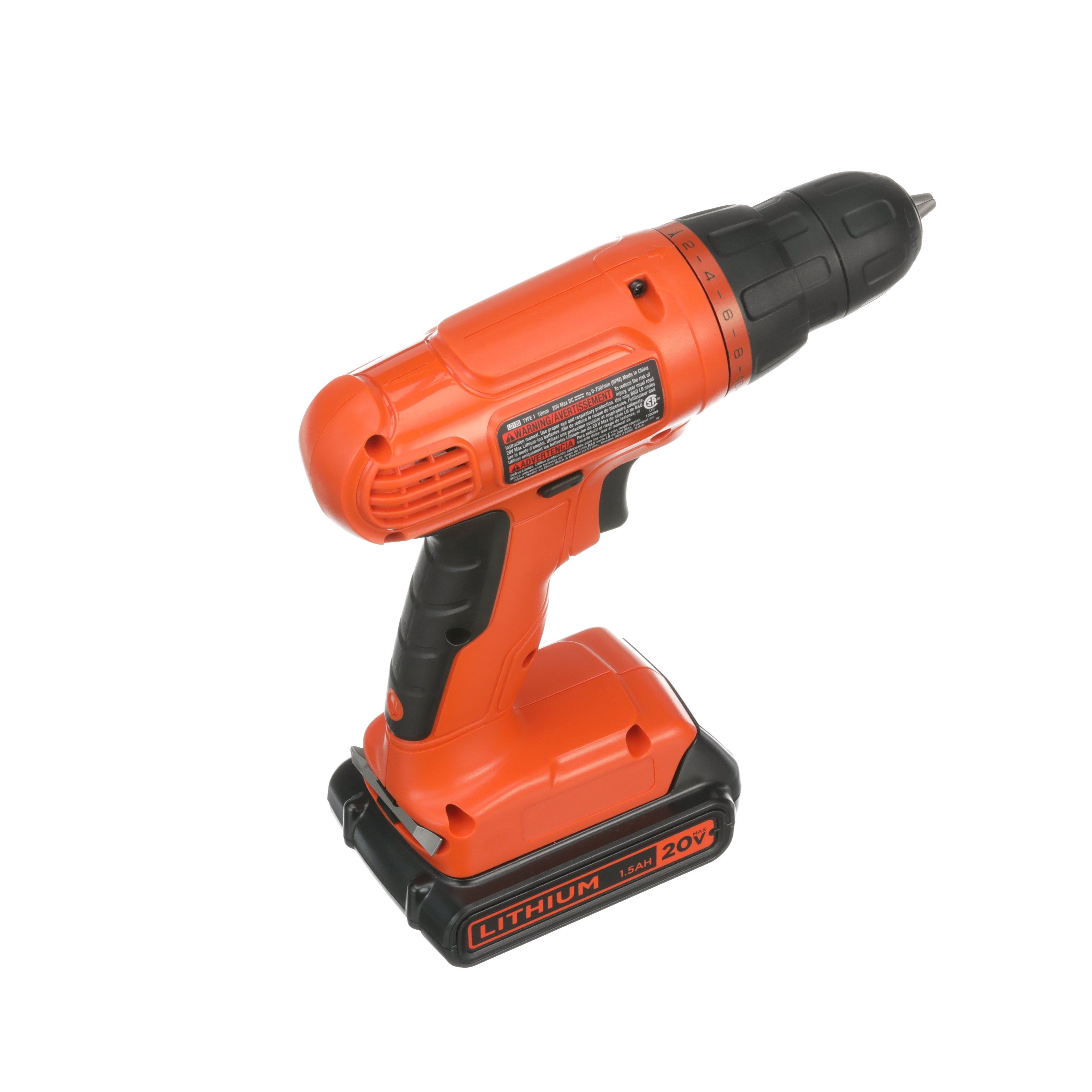 POWERCONNECT™ Cordless Drill Driver & 100-Piece Kit, Battery + Charger