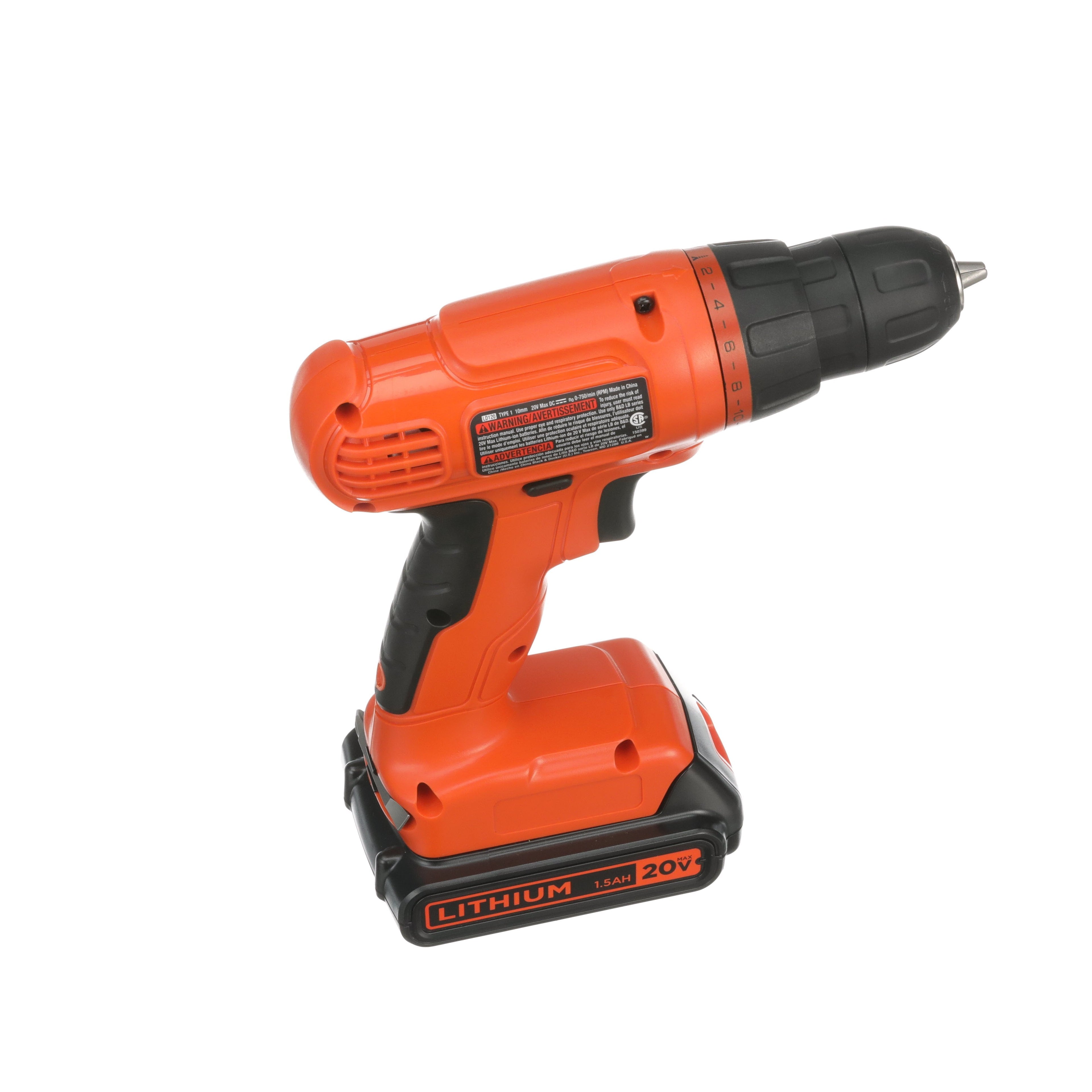 POWERCONNECT™ Cordless Drill Driver & 100-Piece Kit, Battery + Charger
