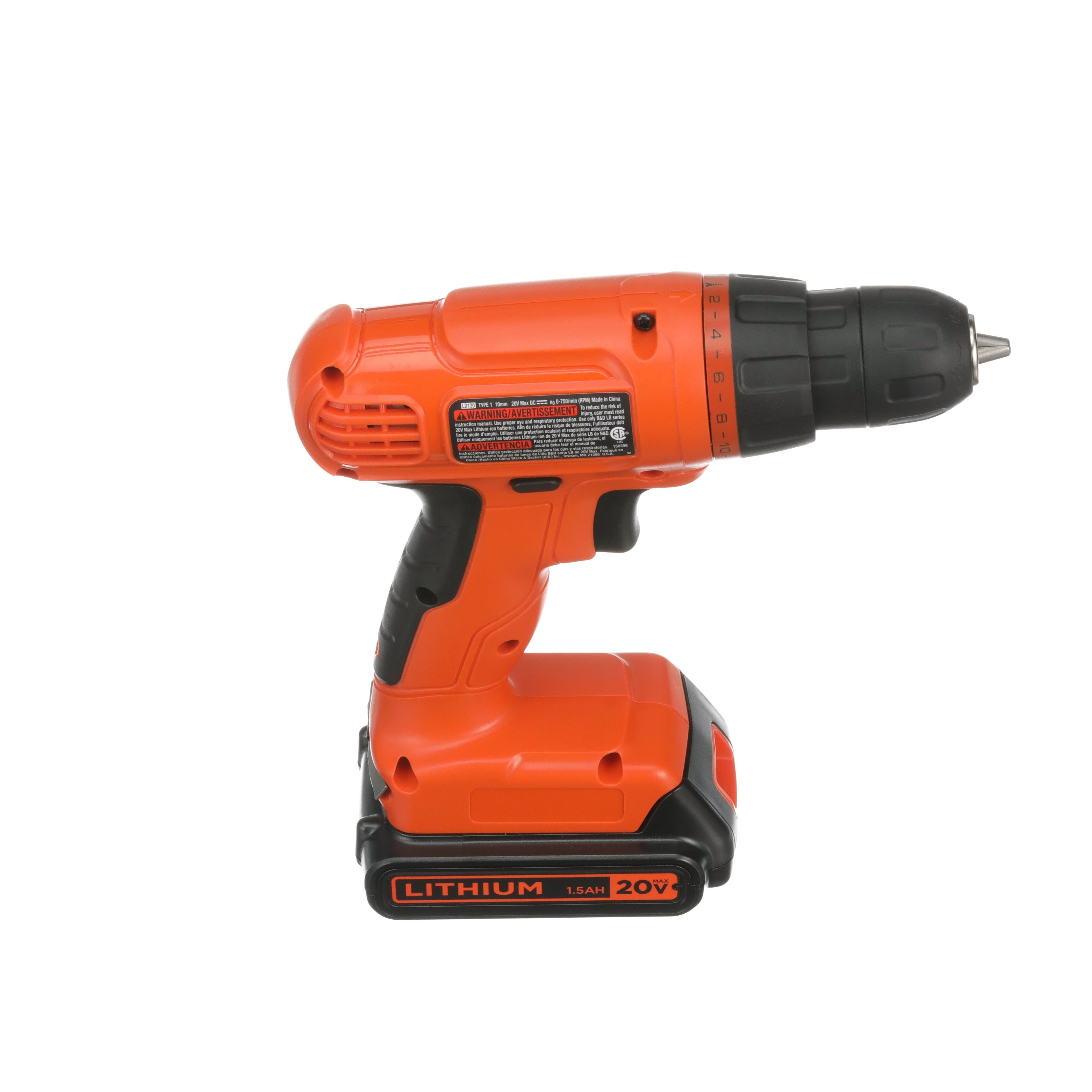 POWERCONNECT™ Cordless Drill Driver & 100-Piece Kit, Battery + Charger