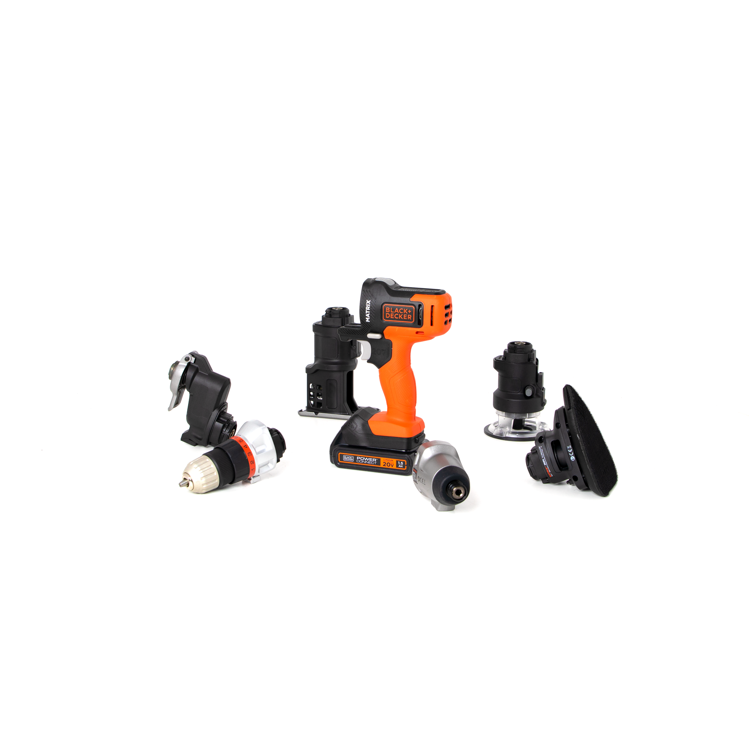 20V MAX* POWERCONNECT™ MATRIX™ Cordless Drill and 6-Piece Power Tool Combo Kit, Battery and Charger Included