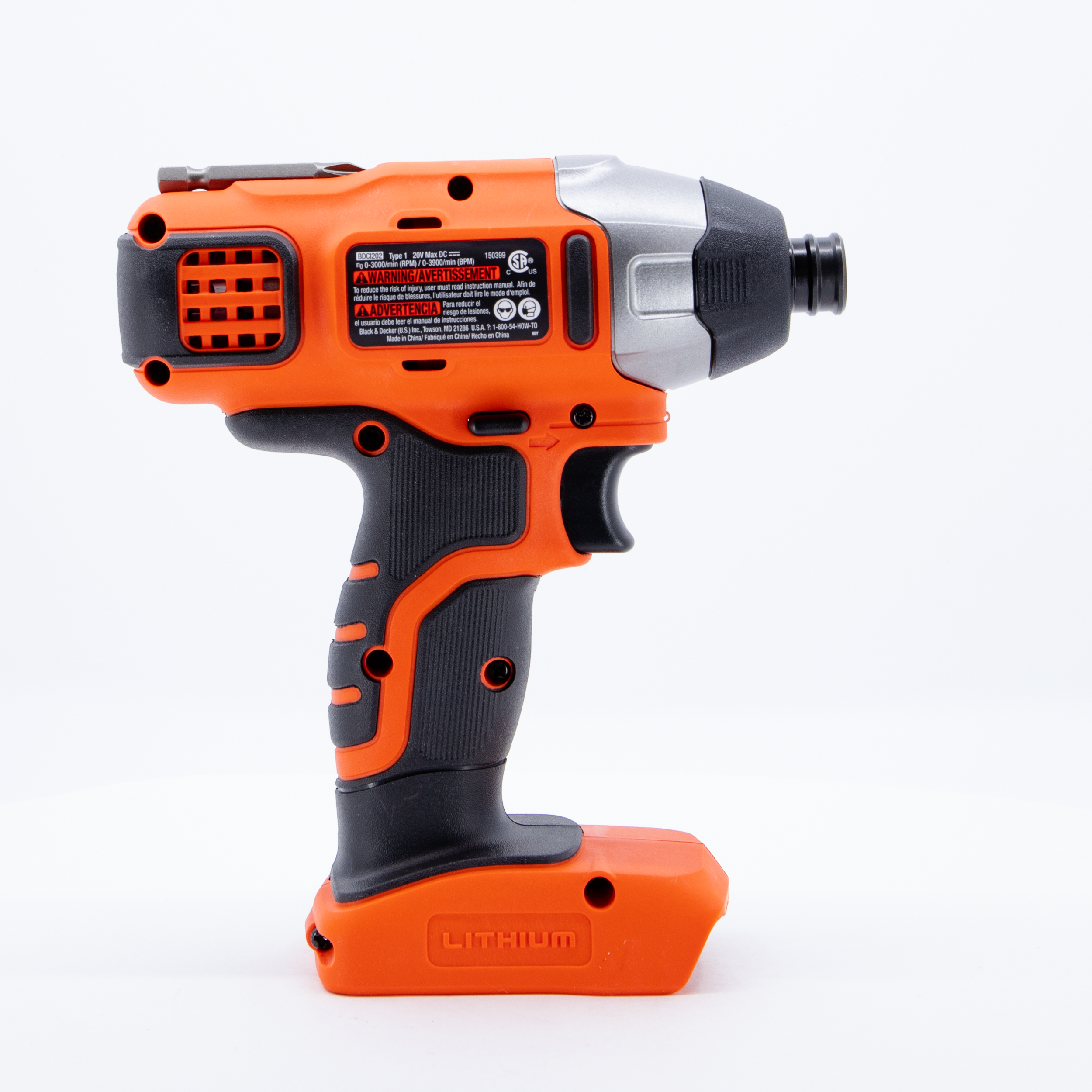 20V MAX* POWERCONNECT™ Cordless Impact Driver, Battery and Charger Not Included