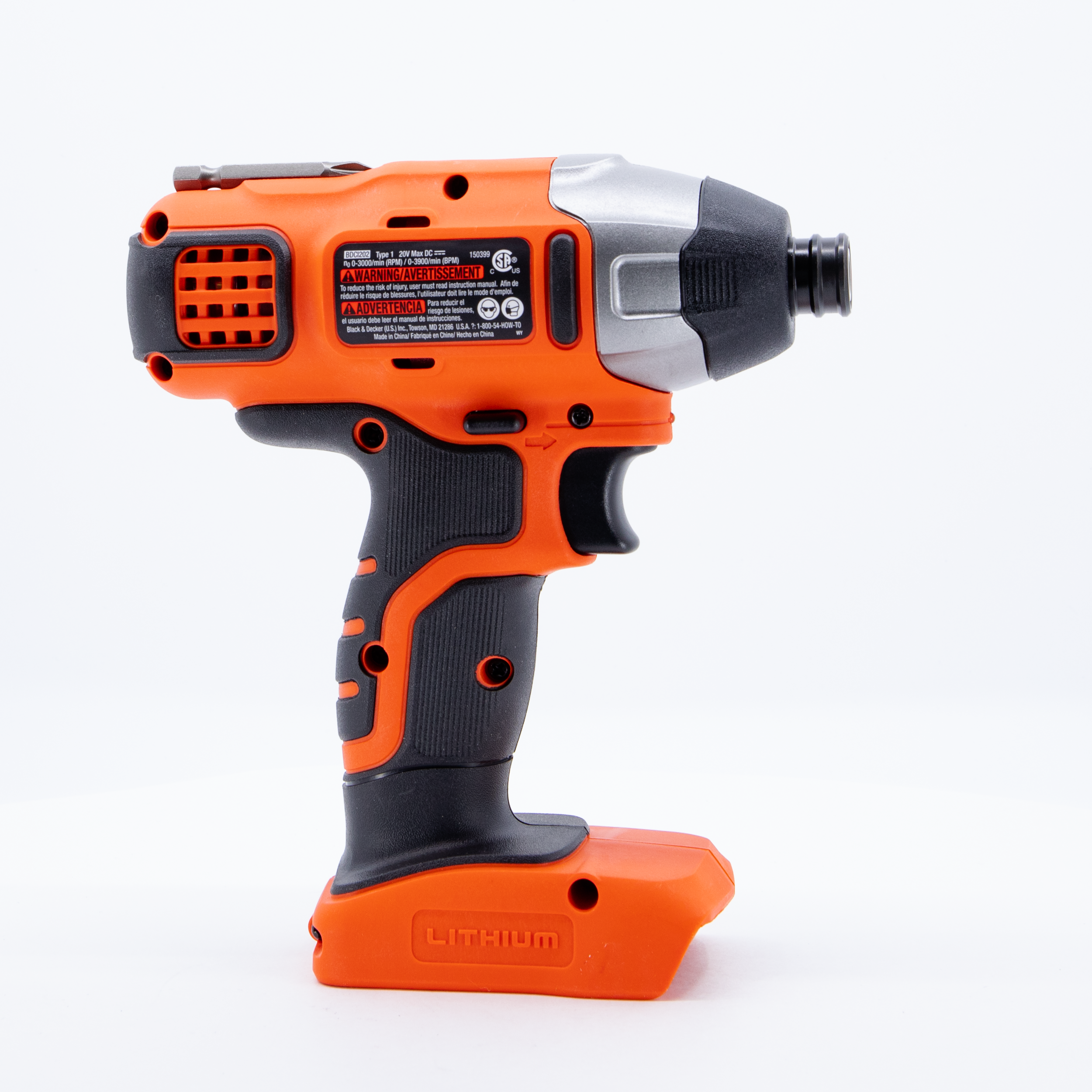 20V MAX* POWERCONNECT™ Cordless Impact Driver, Battery and Charger Not Included