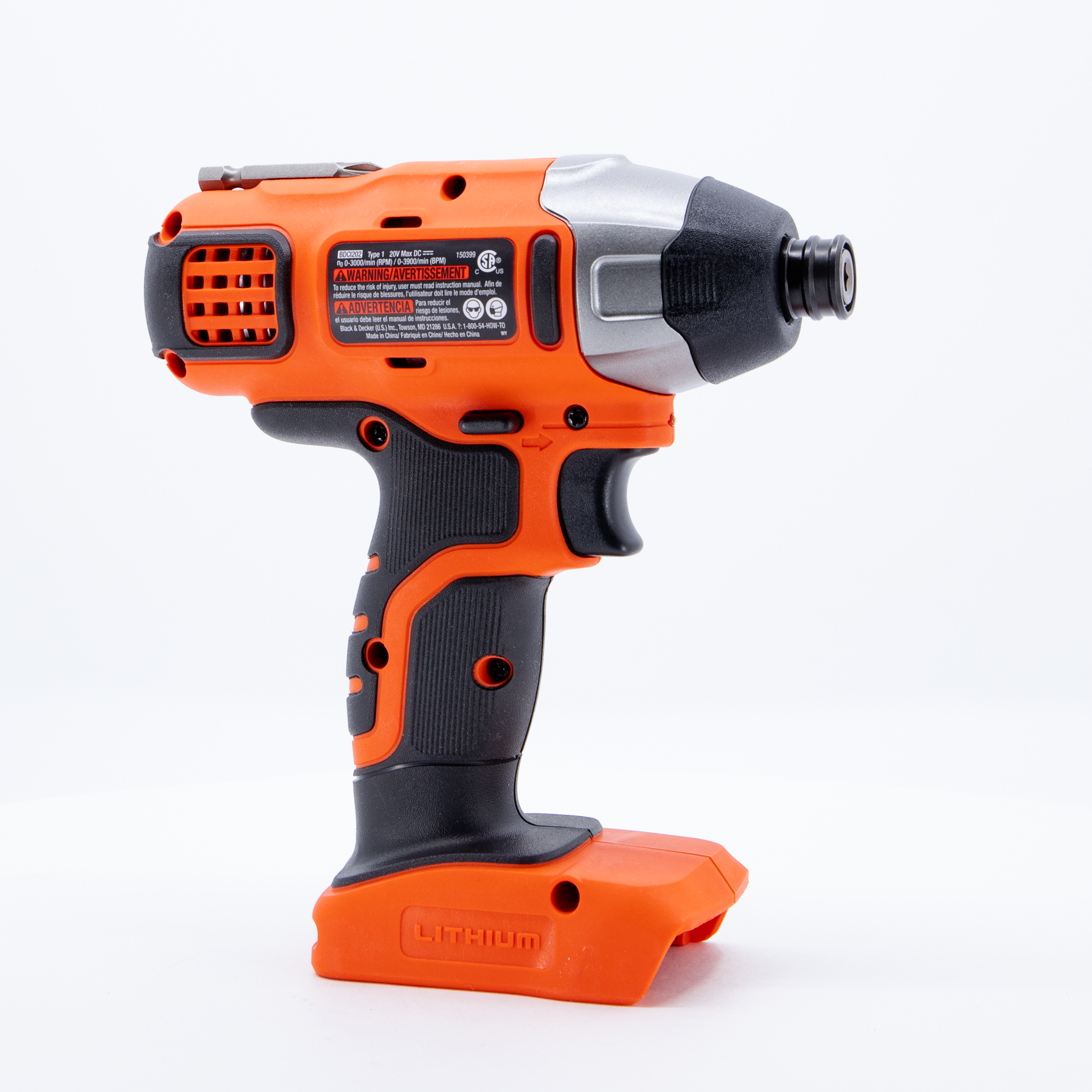 20V MAX* POWERCONNECT™ Cordless Impact Driver, Battery and Charger Not Included