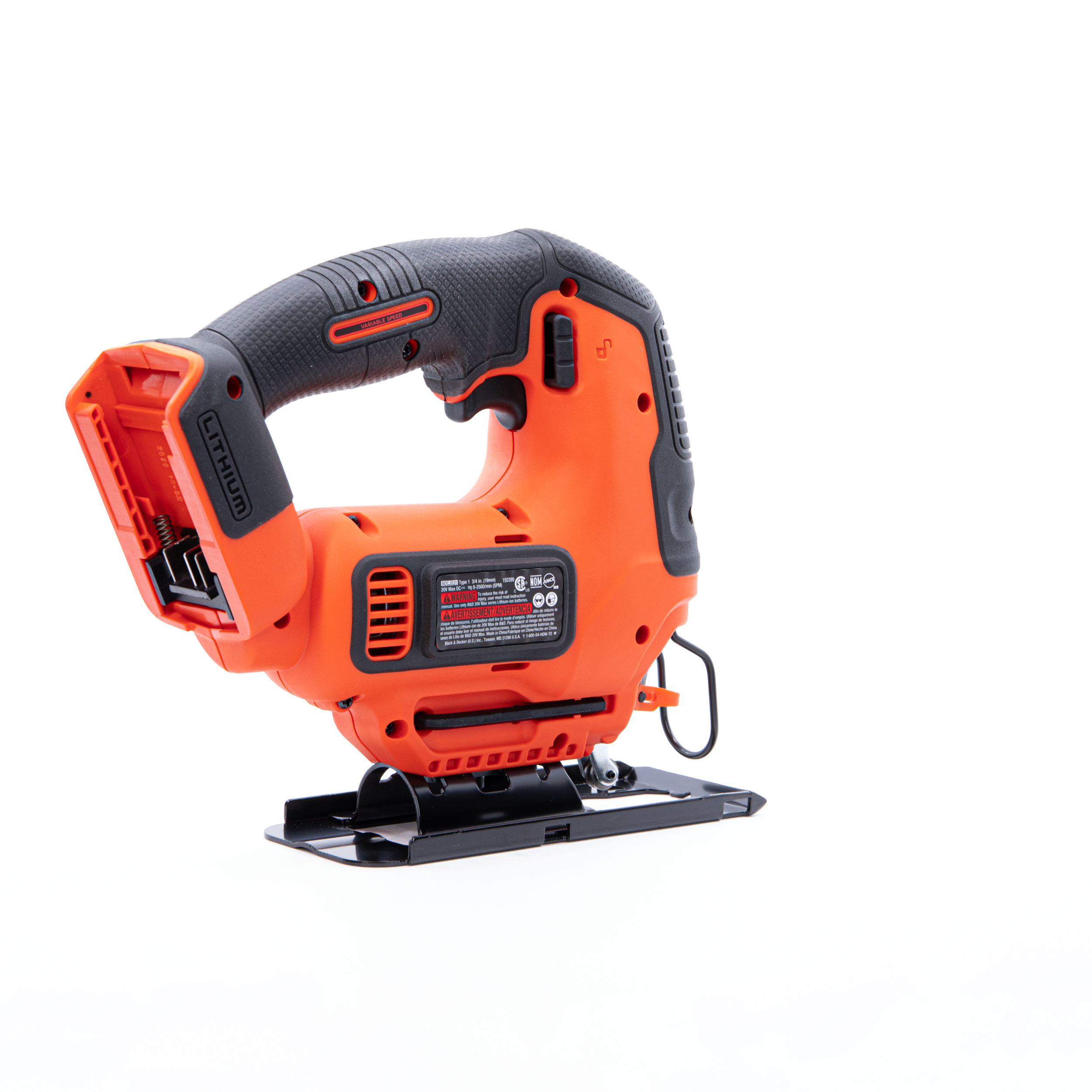 20V MAX* POWERCONNECT™ Cordless Variable Speed Jigsaw, Battery and Charger Not Included