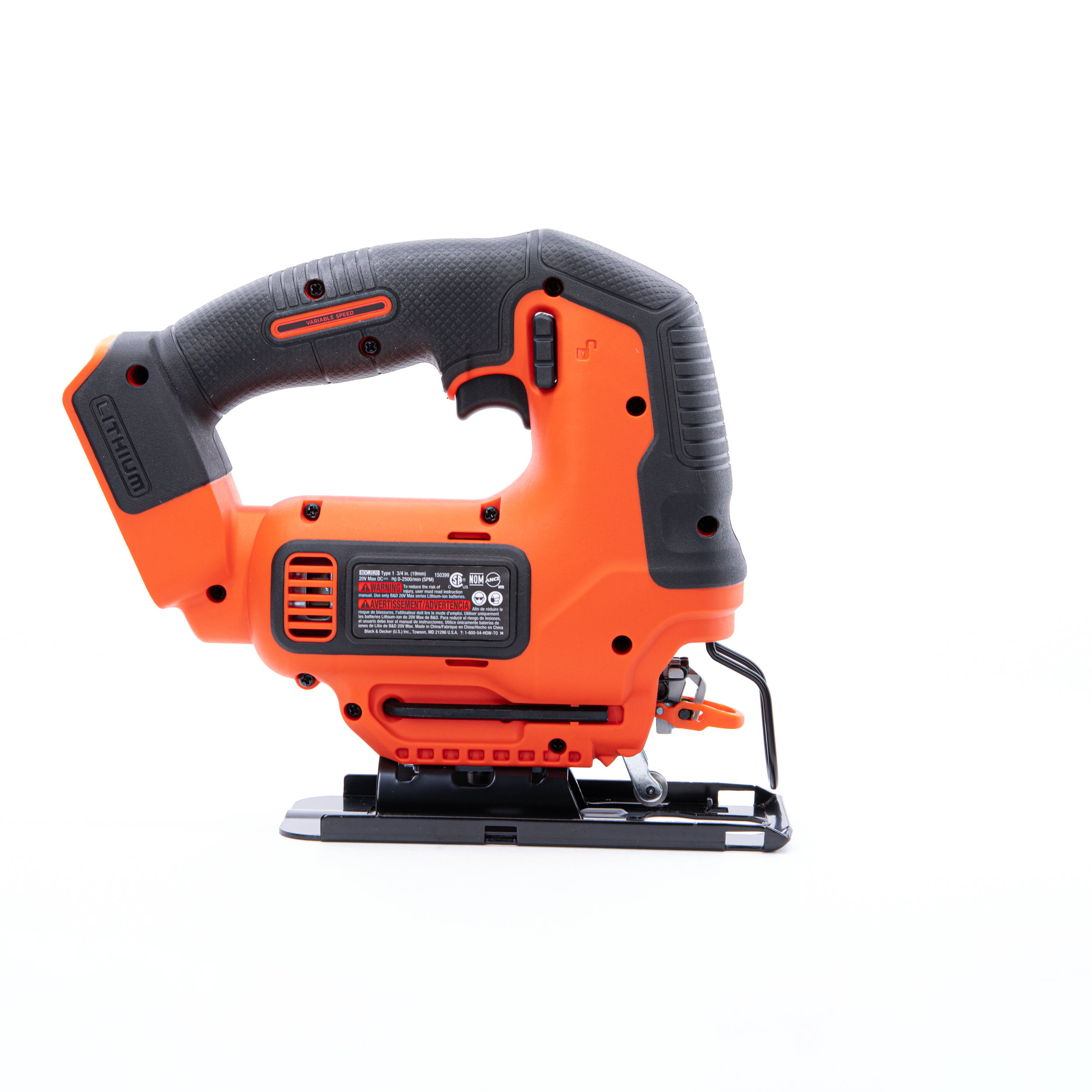 20V MAX* POWERCONNECT™ Cordless Variable Speed Jigsaw, Battery and Charger Not Included