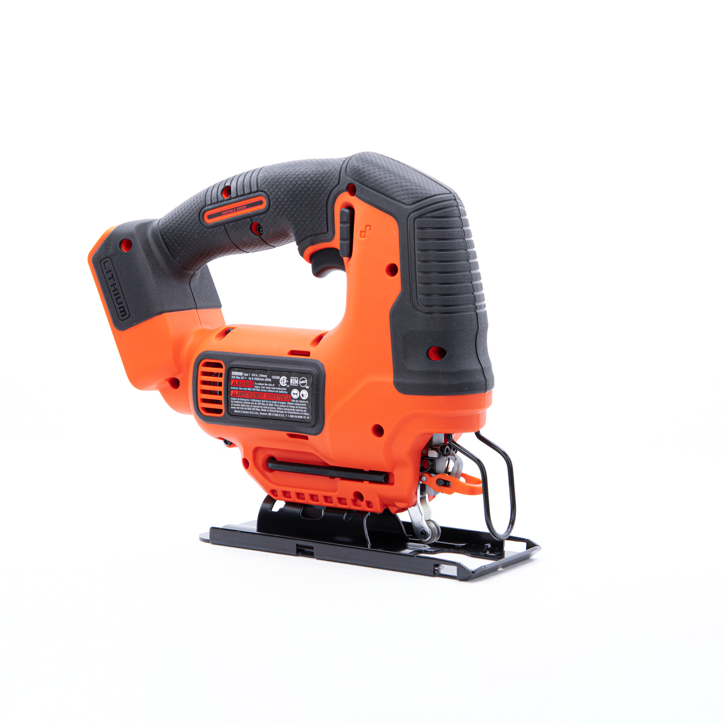 20V MAX* POWERCONNECT™ Cordless Variable Speed Jigsaw, Battery and Charger Not Included