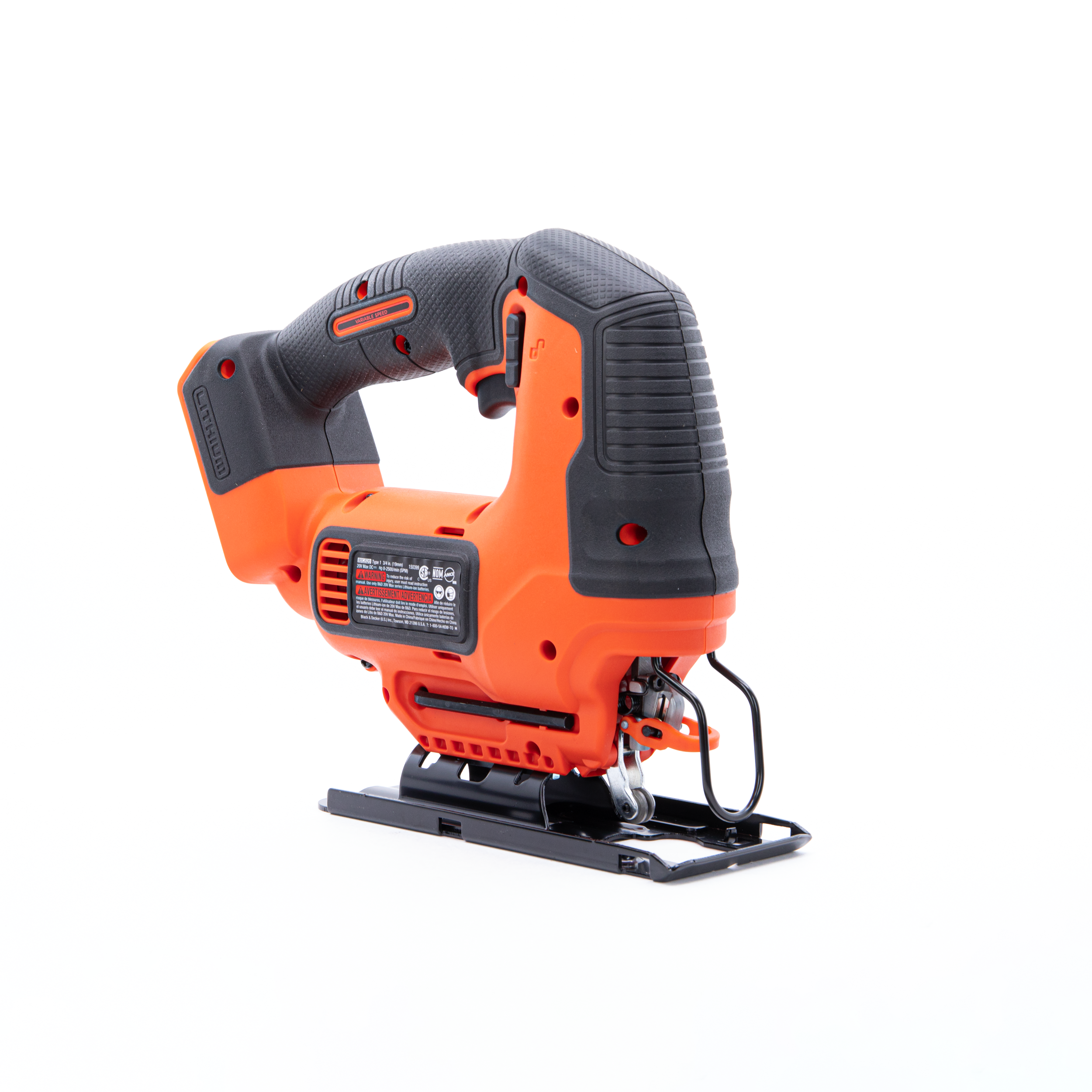 20V MAX* POWERCONNECT™ Cordless Variable Speed Jigsaw, Battery and Charger Not Included