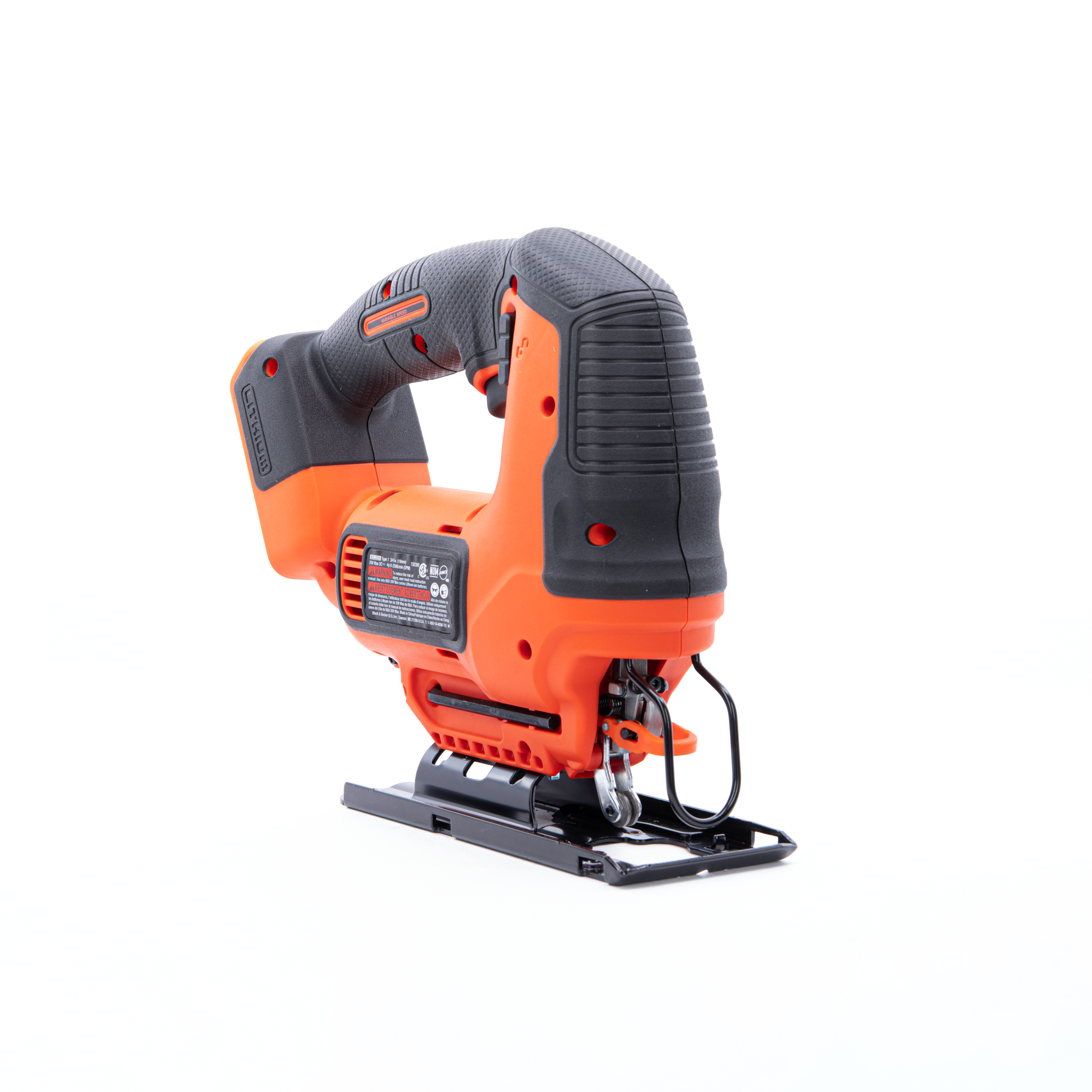 20V MAX* POWERCONNECT™ Cordless Variable Speed Jigsaw, Battery and Charger Not Included