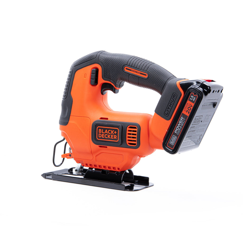 20V MAX* POWERCONNECT™ Cordless Variable Speed Jigsaw, Battery and Charger Included