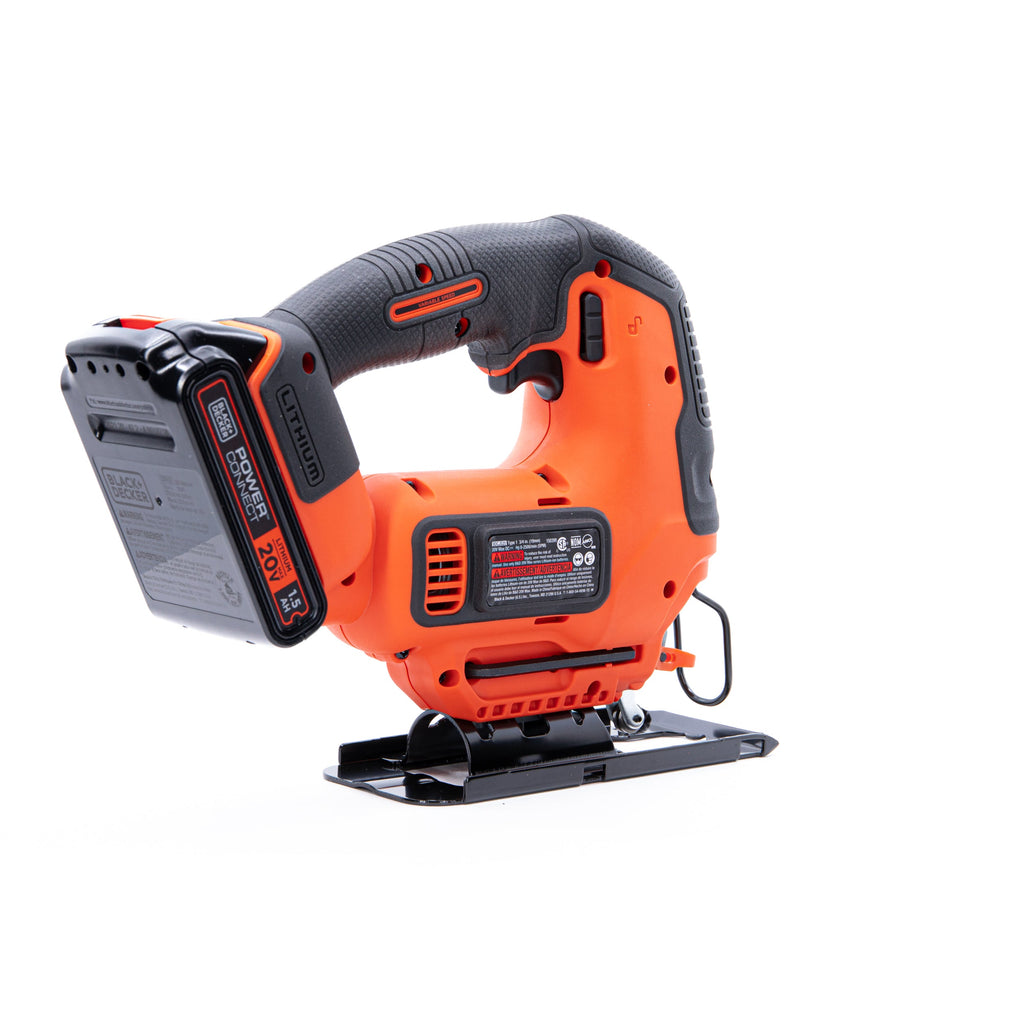 20V MAX* POWERCONNECT™ Cordless Variable Speed Jigsaw, Battery and Charger Included