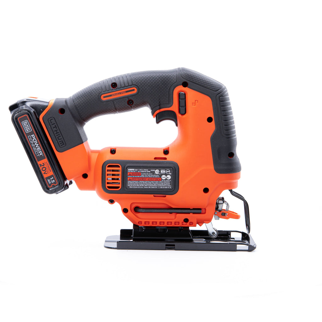 20V MAX* POWERCONNECT™ Cordless Variable Speed Jigsaw, Battery and Charger Included