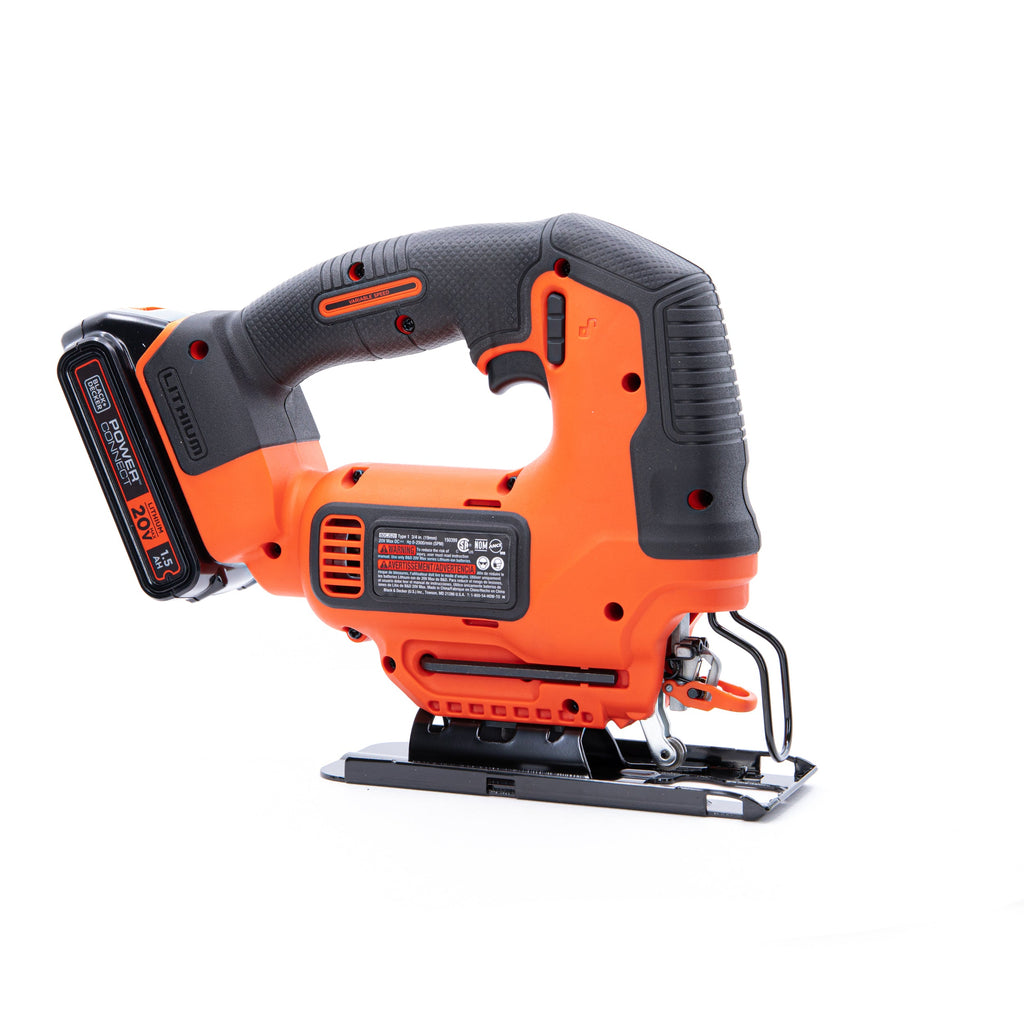 20V MAX* POWERCONNECT™ Cordless Variable Speed Jigsaw, Battery and Charger Included