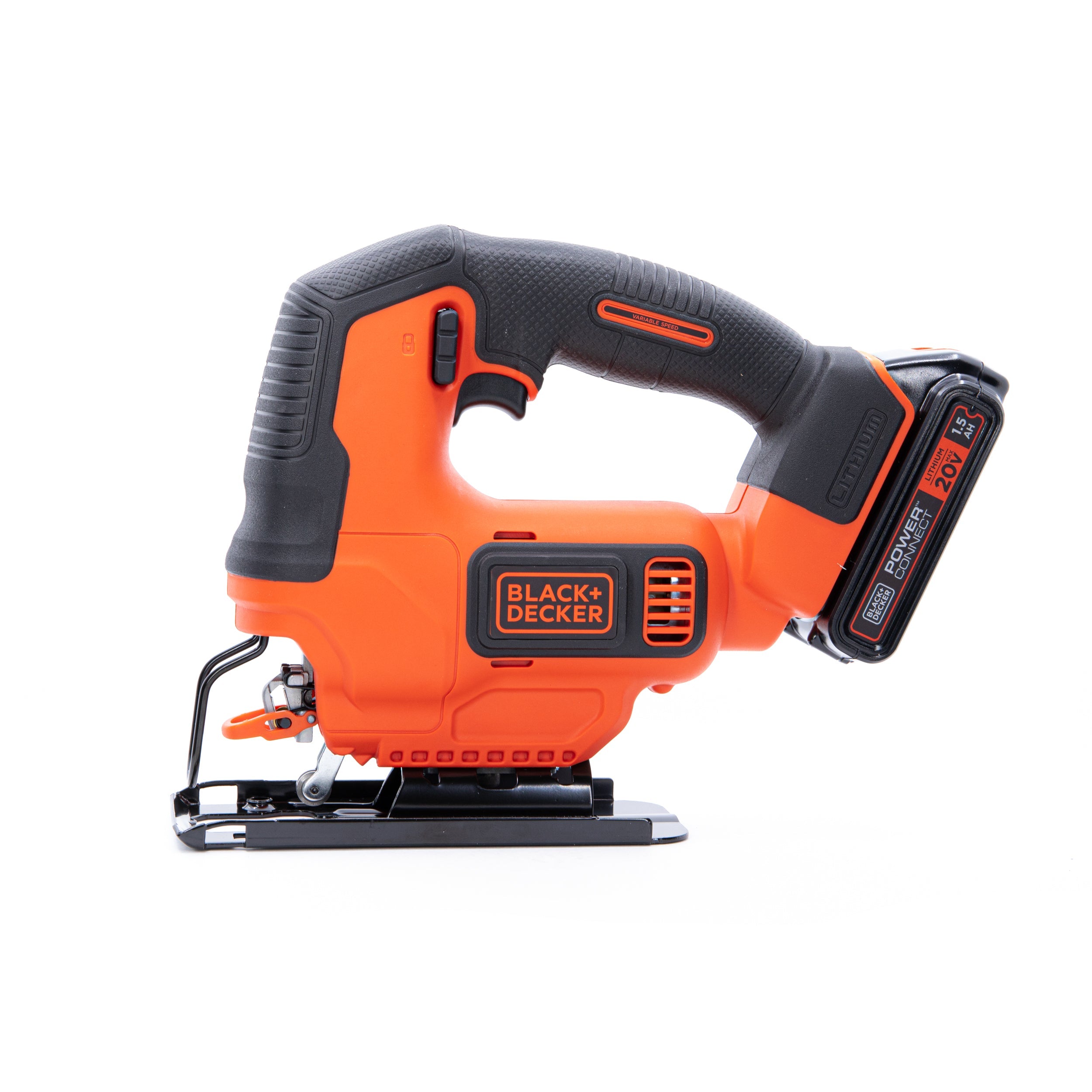 20V MAX* POWERCONNECT™ Cordless Variable Speed Jigsaw, Battery and Charger Included