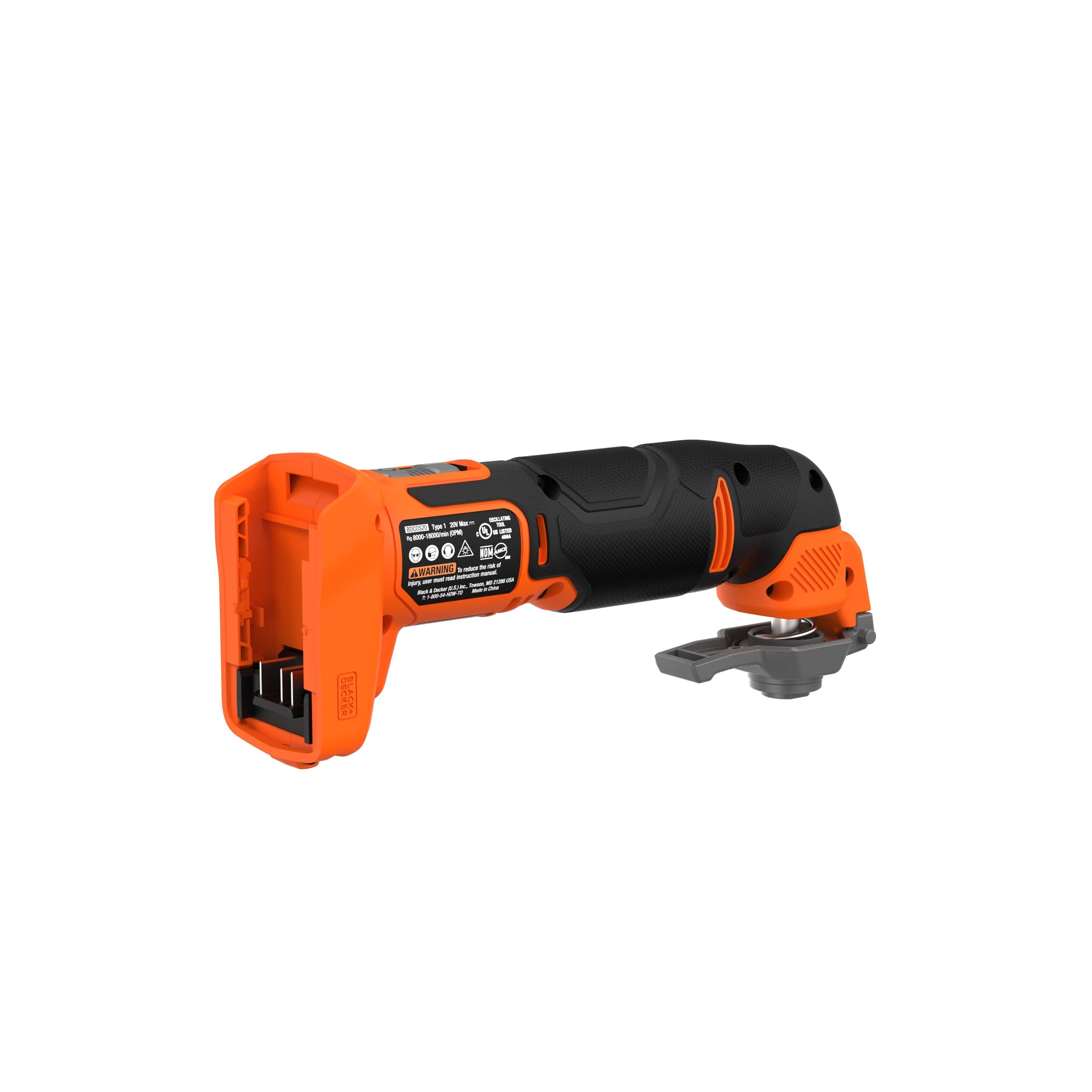 20V MAX* POWERCONNECT™ Cordless Oscillating Multi-Tool, Battery and Charger Not Included