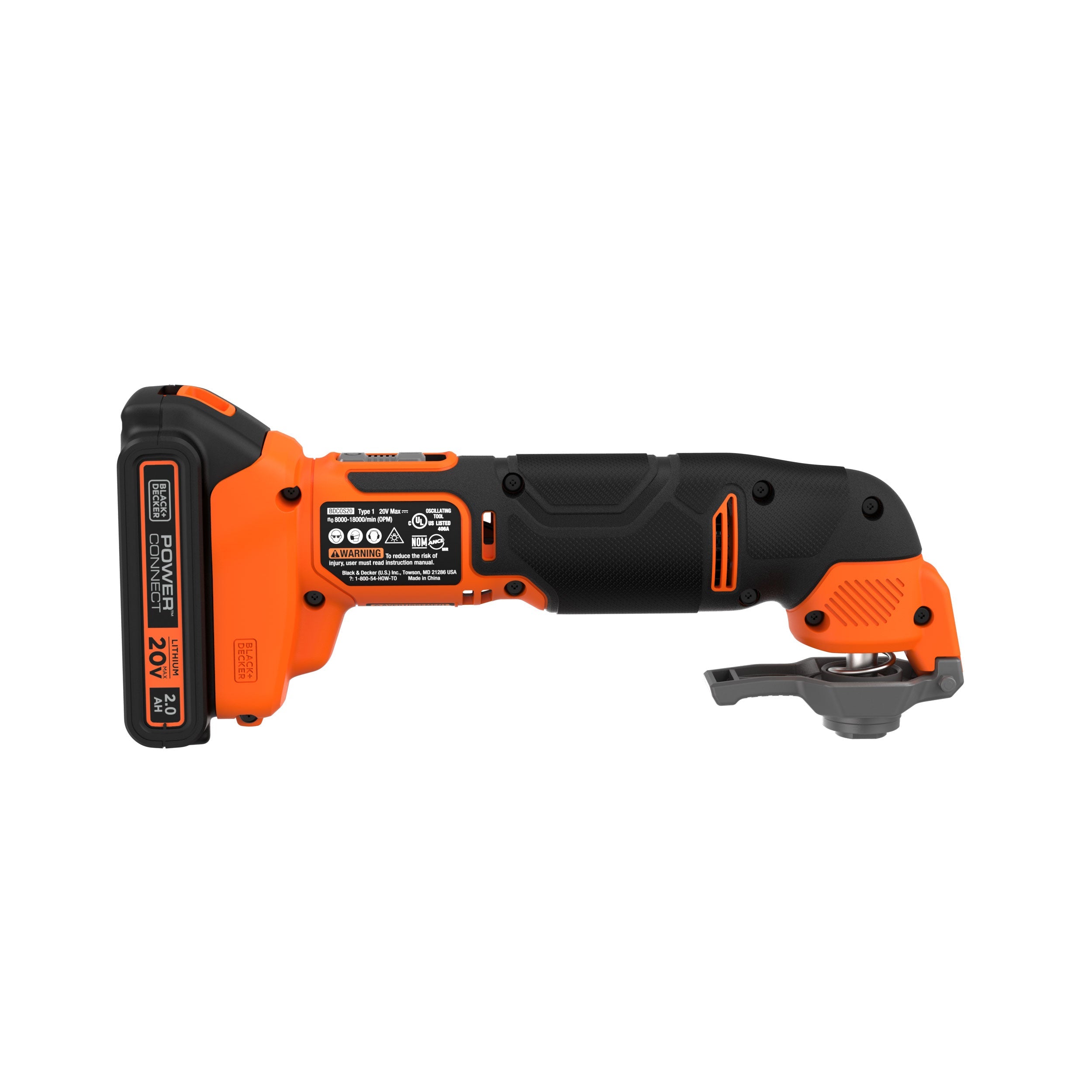 20V MAX* POWERCONNECT™ Cordless Oscillating Multi-Tool, Battery and Charger Included