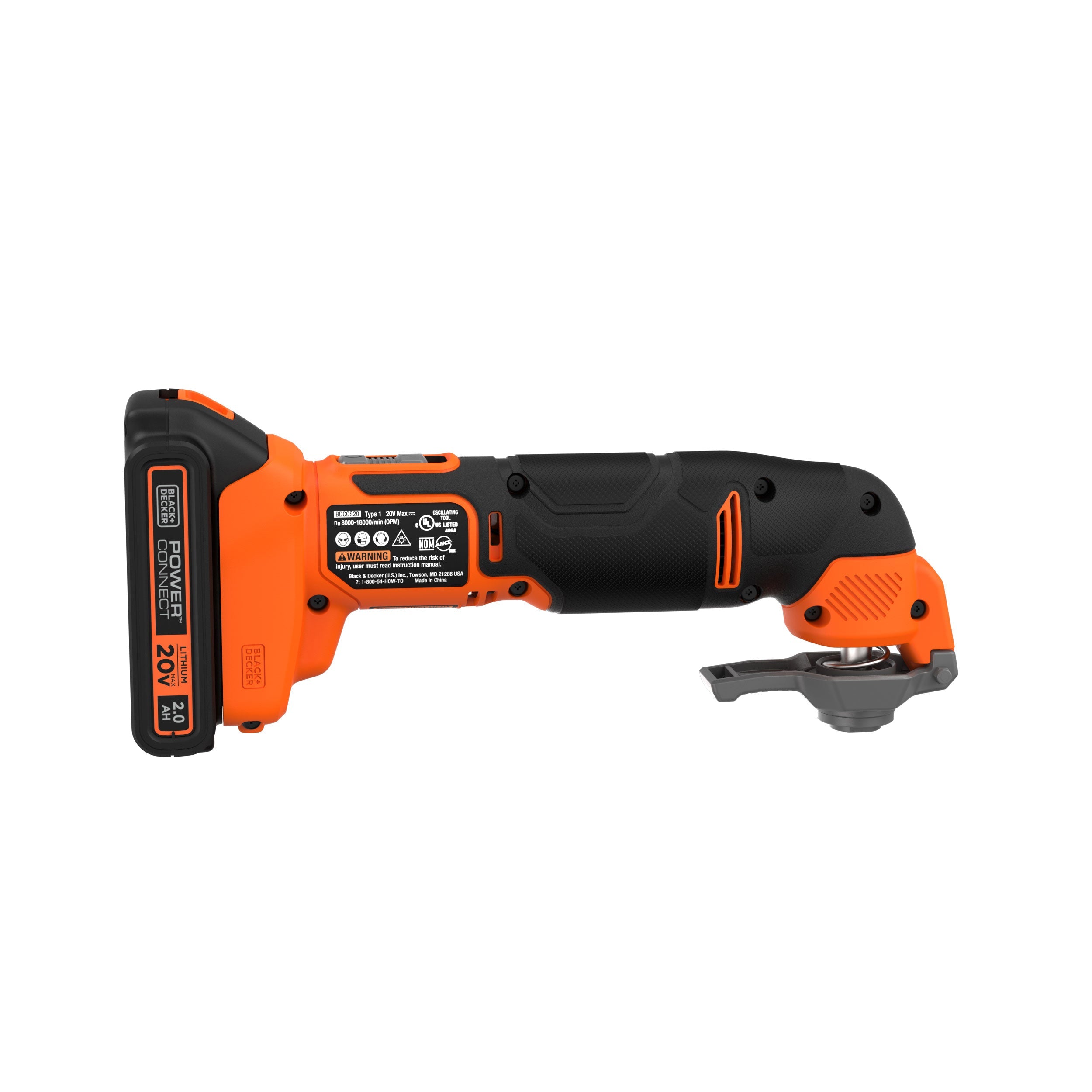 20V MAX* POWERCONNECT™ Cordless Oscillating Multi-Tool, Battery and Charger Included