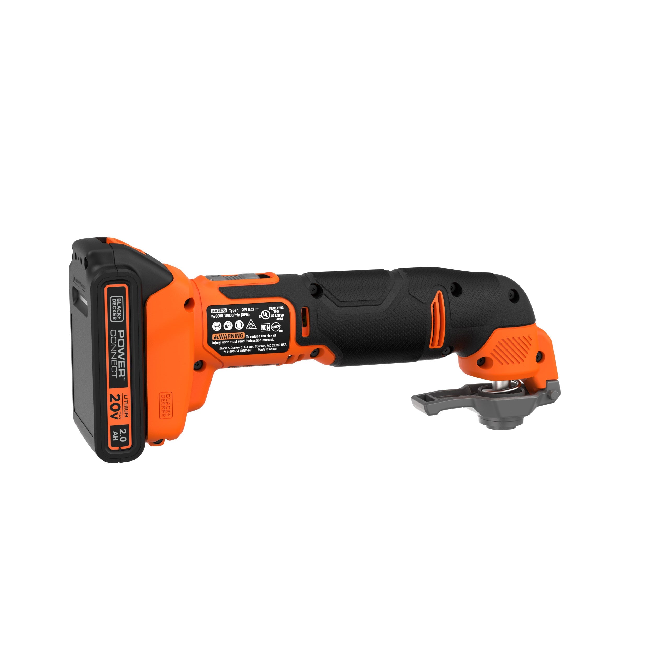 20V MAX* POWERCONNECT™ Cordless Oscillating Multi-Tool, Battery and Charger Included