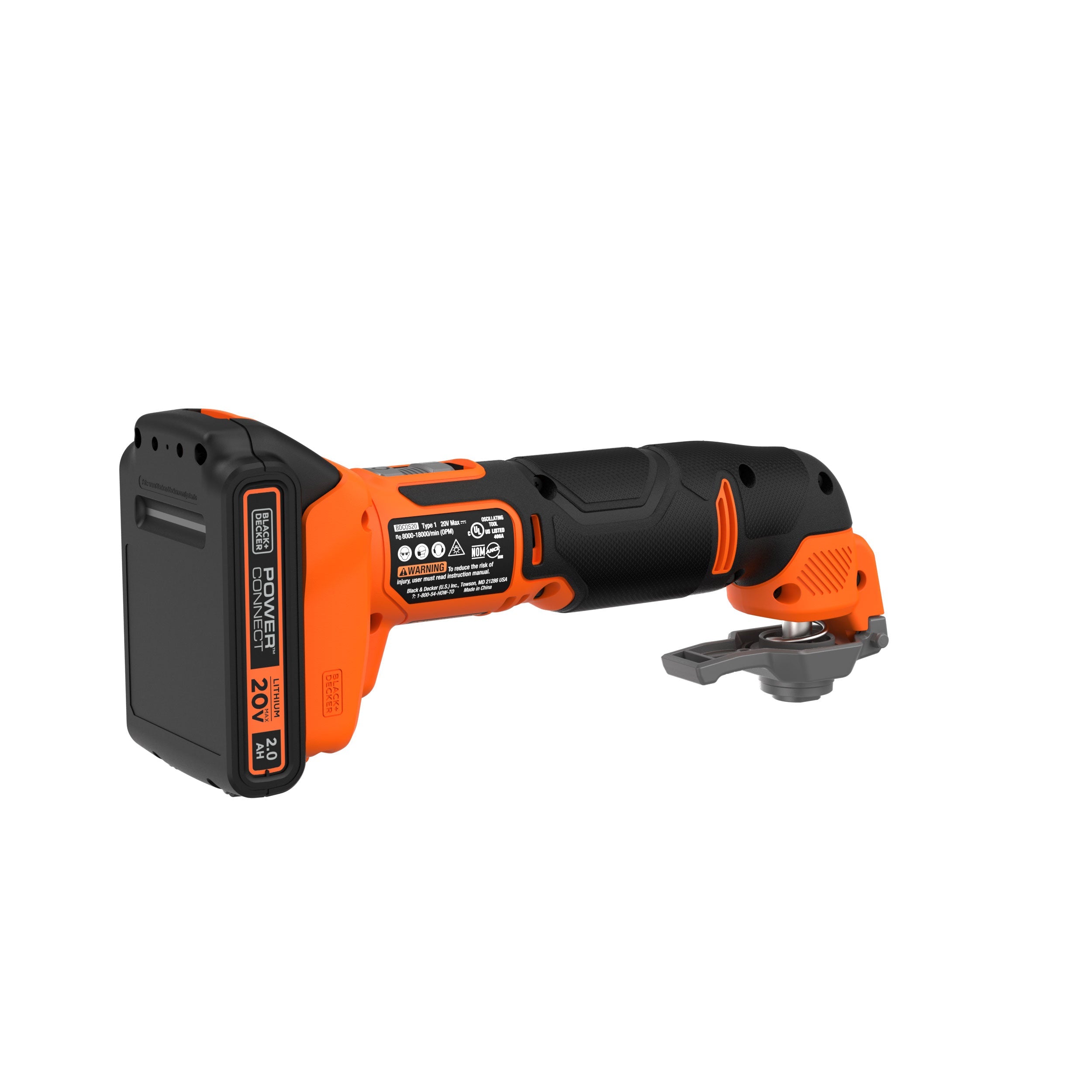 20V MAX* POWERCONNECT™ Cordless Oscillating Multi-Tool, Battery and Charger Included