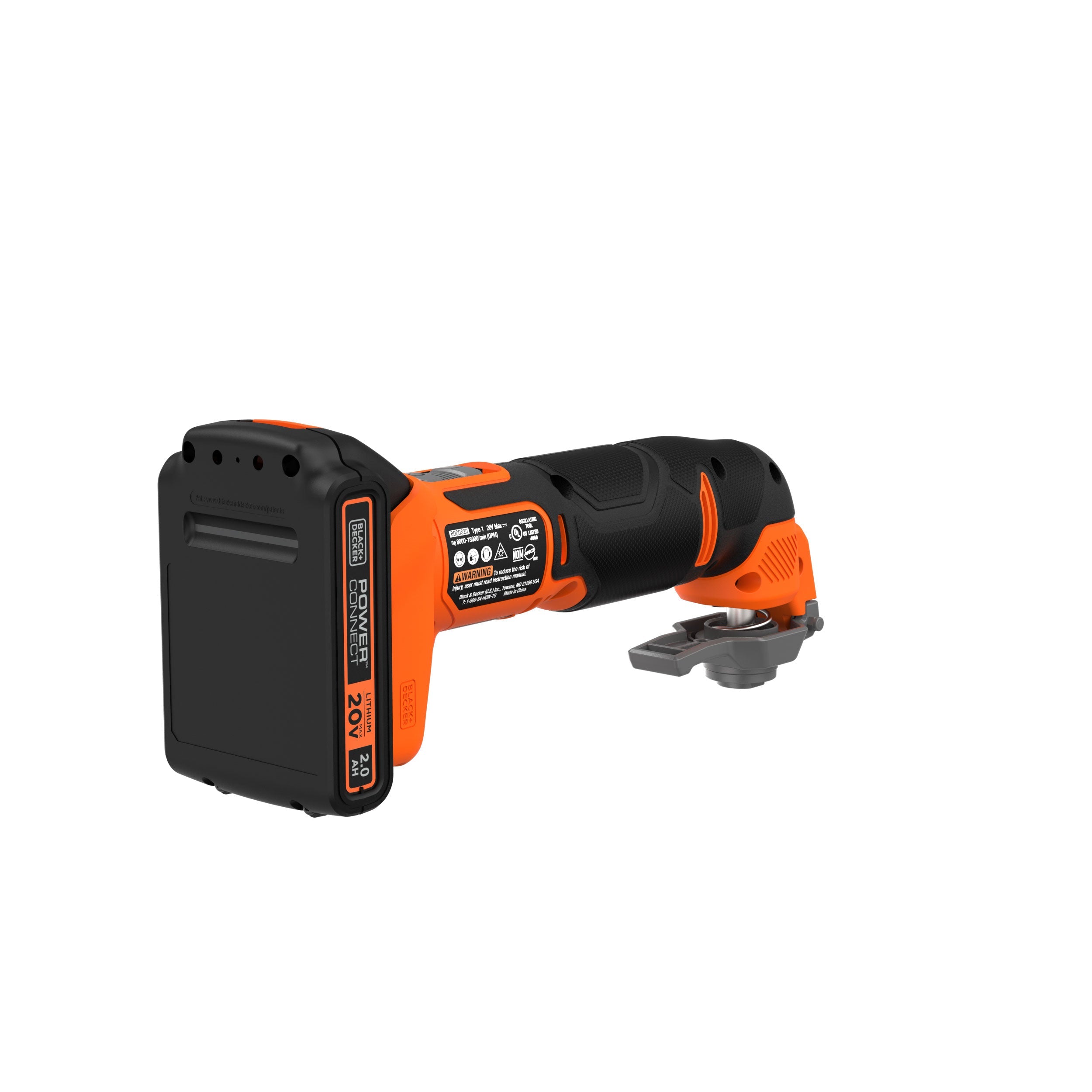 20V MAX* POWERCONNECT™ Cordless Oscillating Multi-Tool, Battery and Charger Included