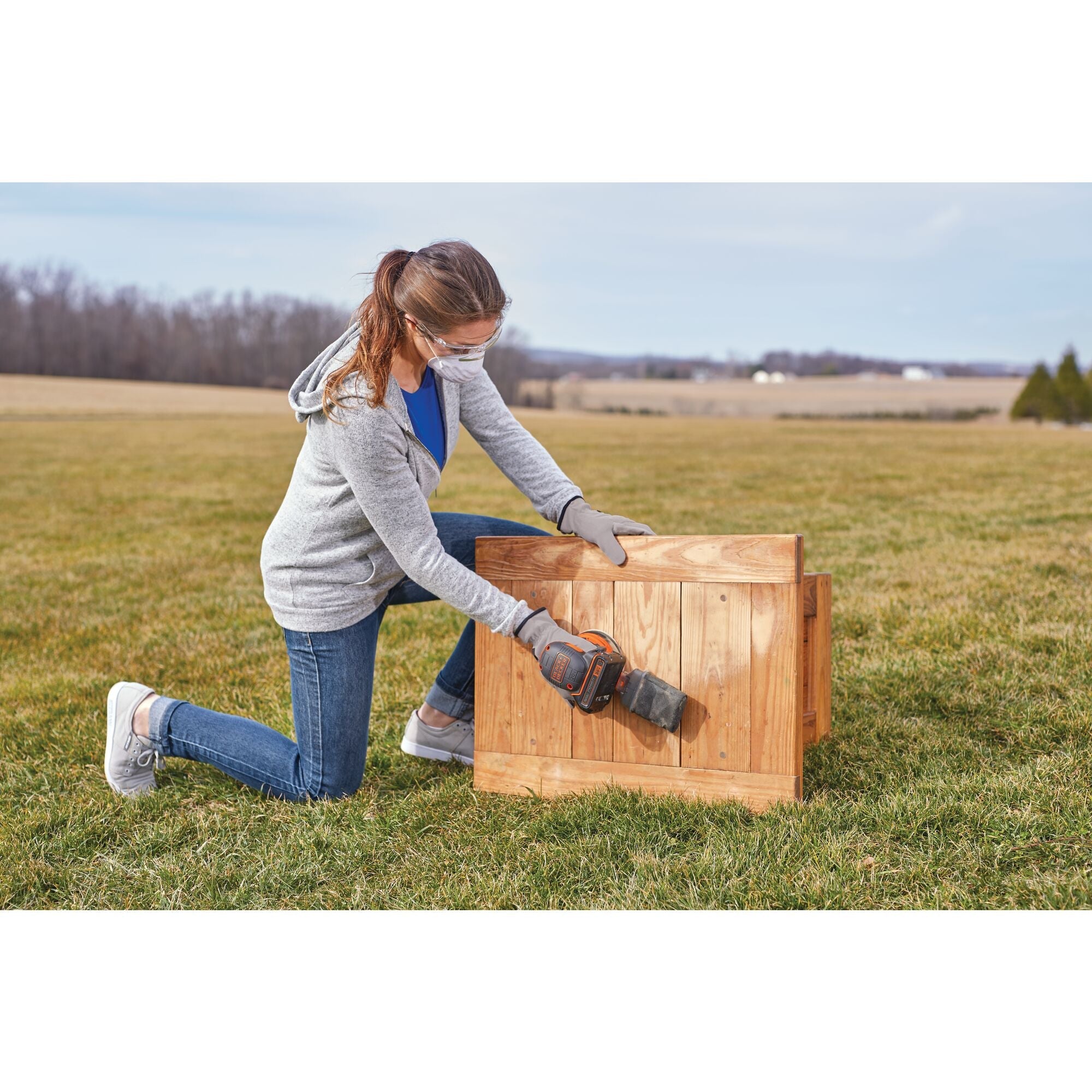 20V MAX* POWERCONNECT™ Cordless Random Orbital Sander, Battery and Charger Included