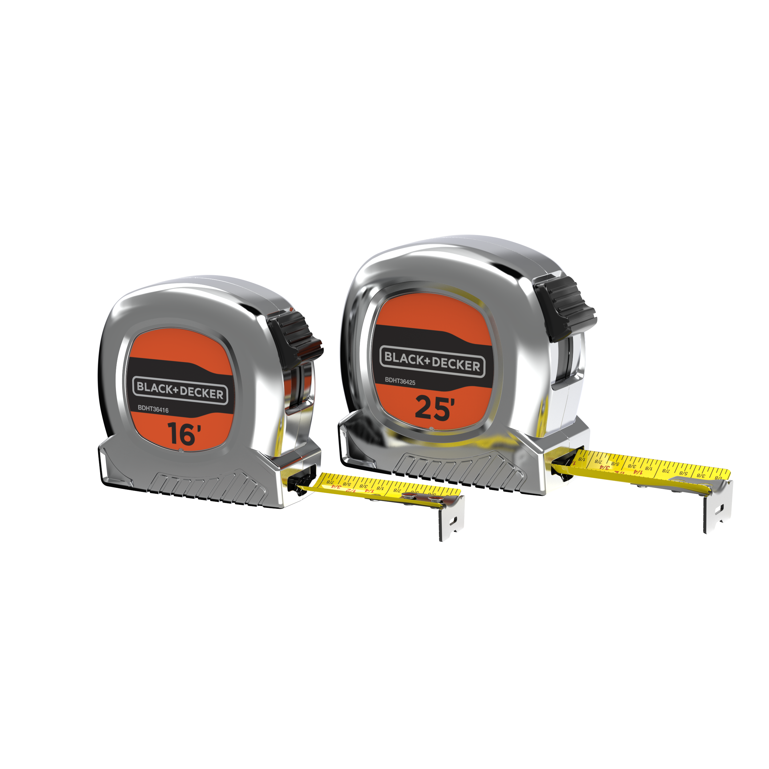Tape Measure Bundle, 25-Foot & 16-Foot