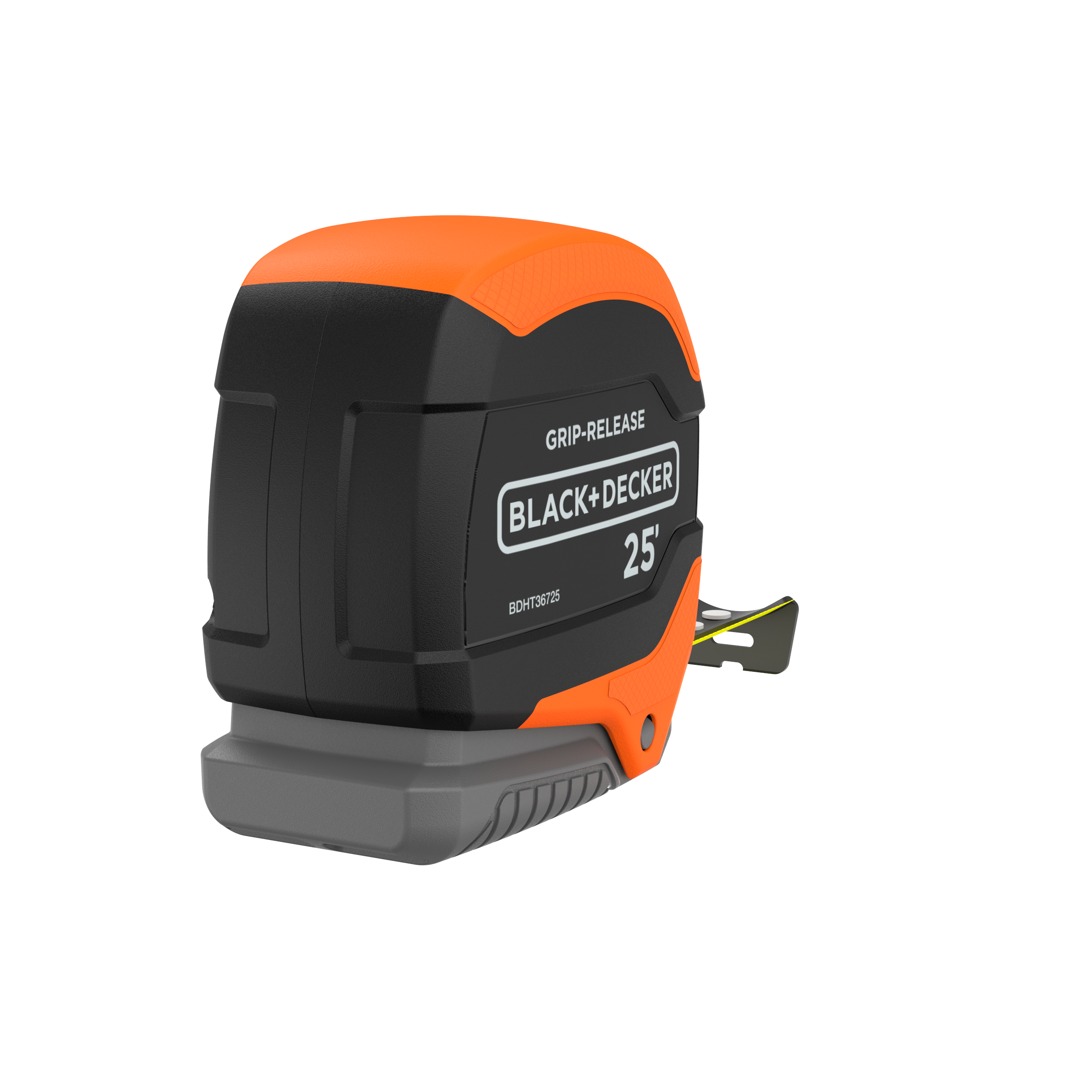 Tape Measure, Grip Release, Autolock & Self Lock, 25-Foot
