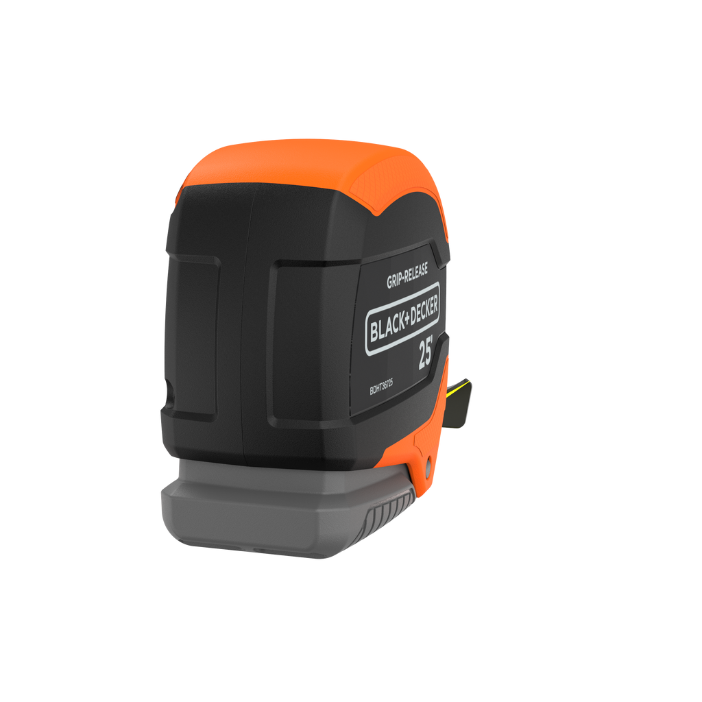 Tape Measure, Grip Release, Autolock & Self Lock, 25-Foot