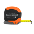 Tape Measure, Grip Release, Autolock & Self Lock, 25-Foot
