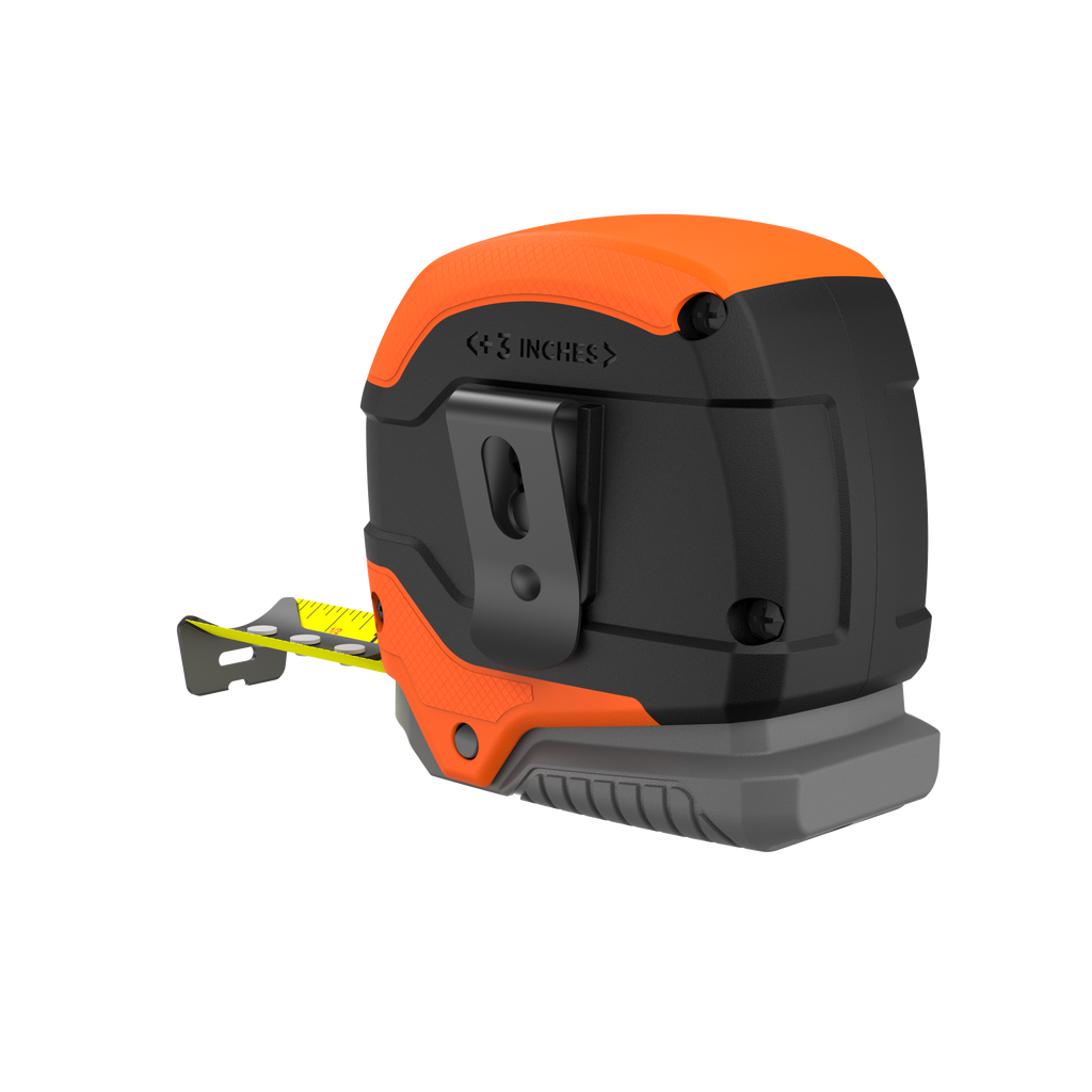 Tape Measure, Grip Release, Autolock & Self Lock, 25-Foot