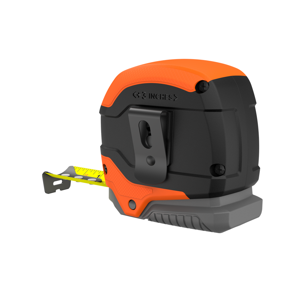 Tape Measure, Grip Release, Autolock & Self Lock, 25-Foot