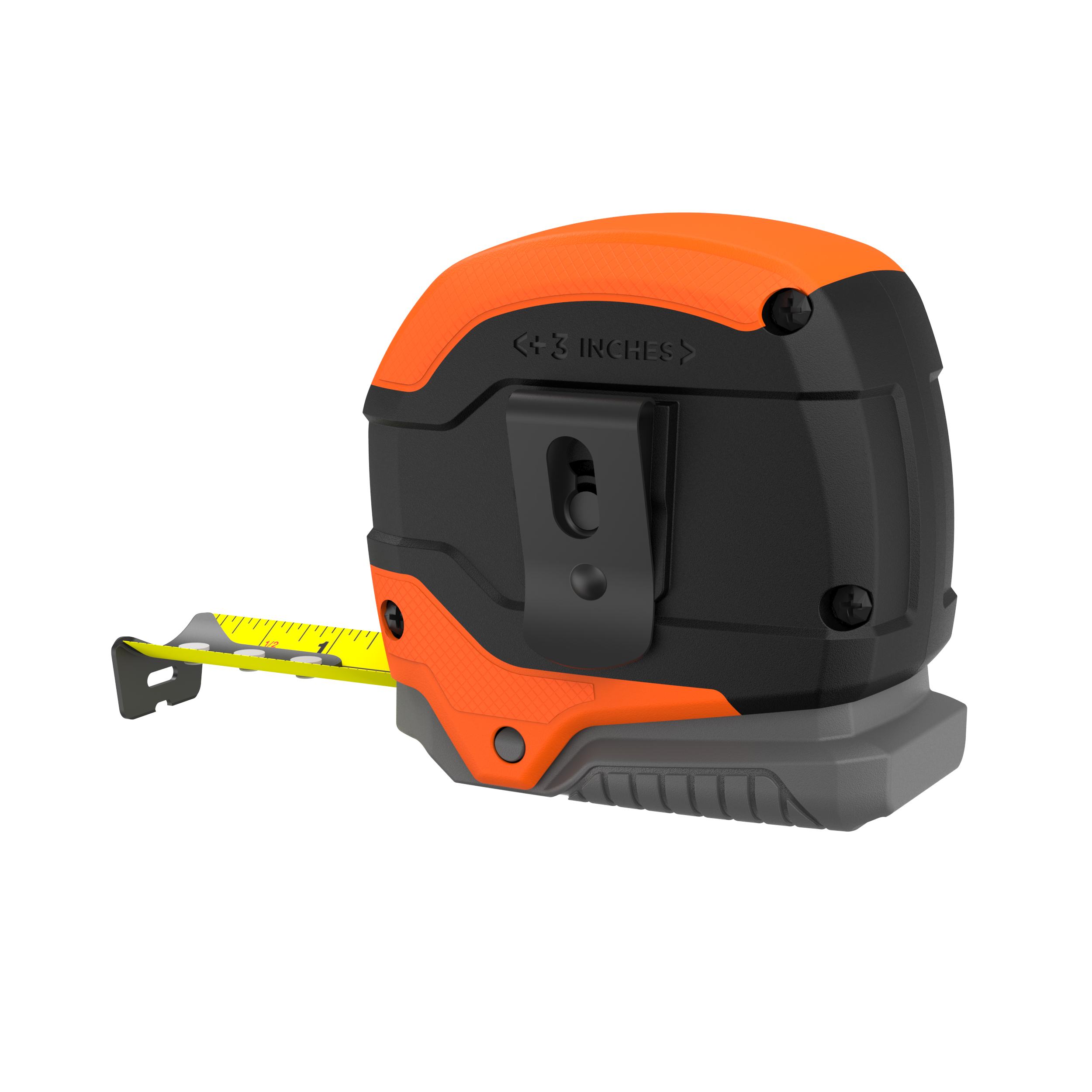 Tape Measure, Grip Release, Autolock & Self Lock, 25-Foot