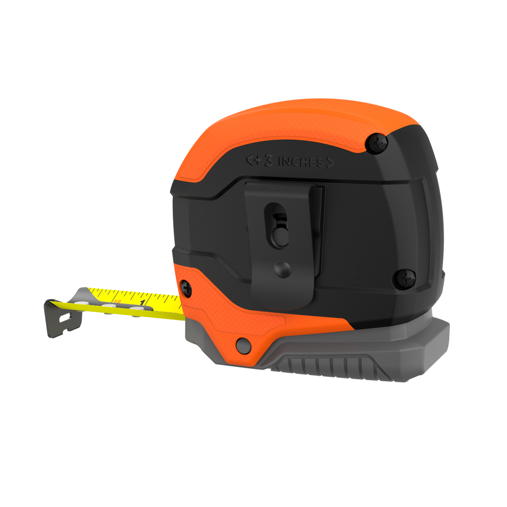 Tape Measure, Grip Release, Autolock & Self Lock, 25-Foot