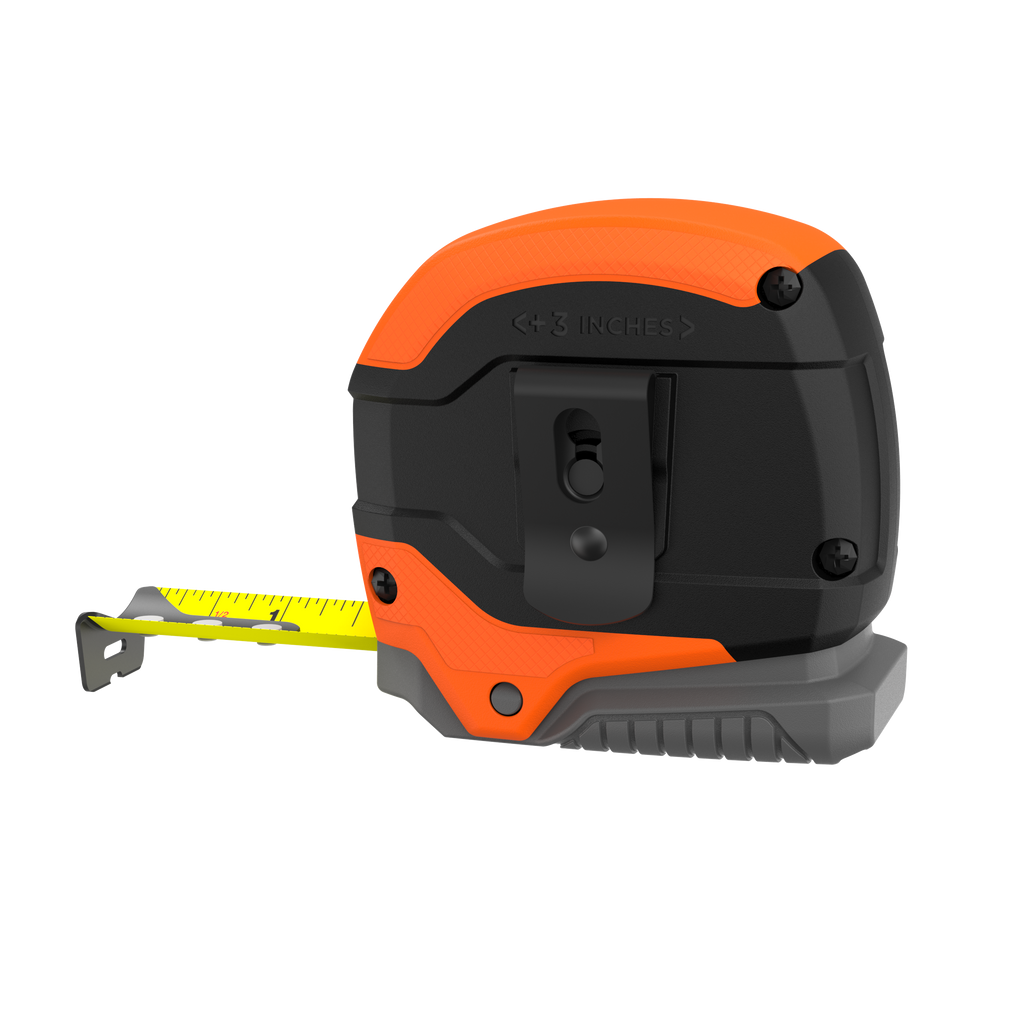 Tape Measure, Grip Release, Autolock & Self Lock, 25-Foot